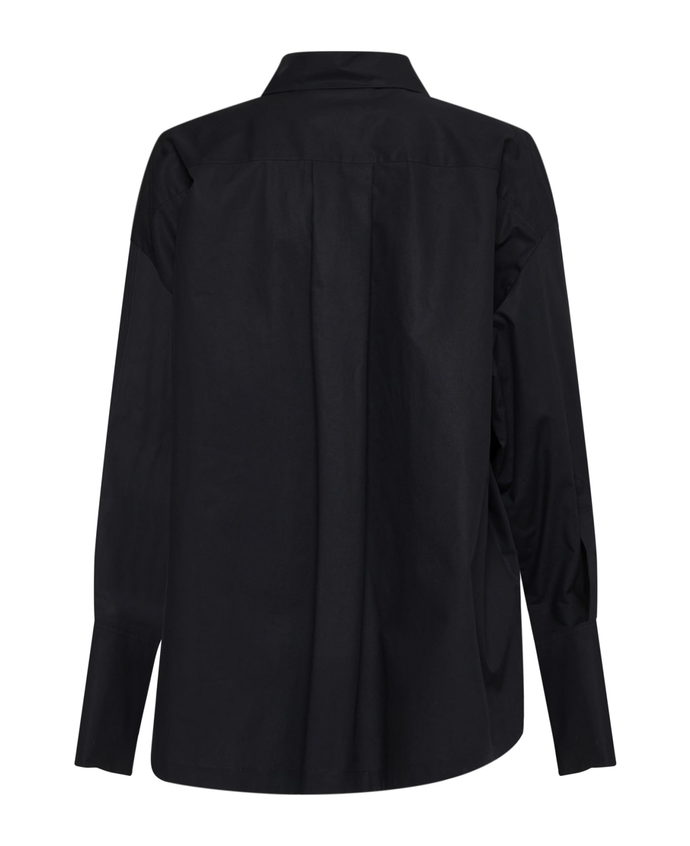 The Attico Diana Shirt - Black