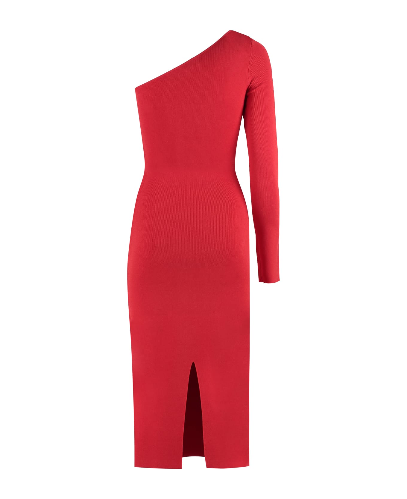 Victoria Beckham Stretch Sheath Dress - red
