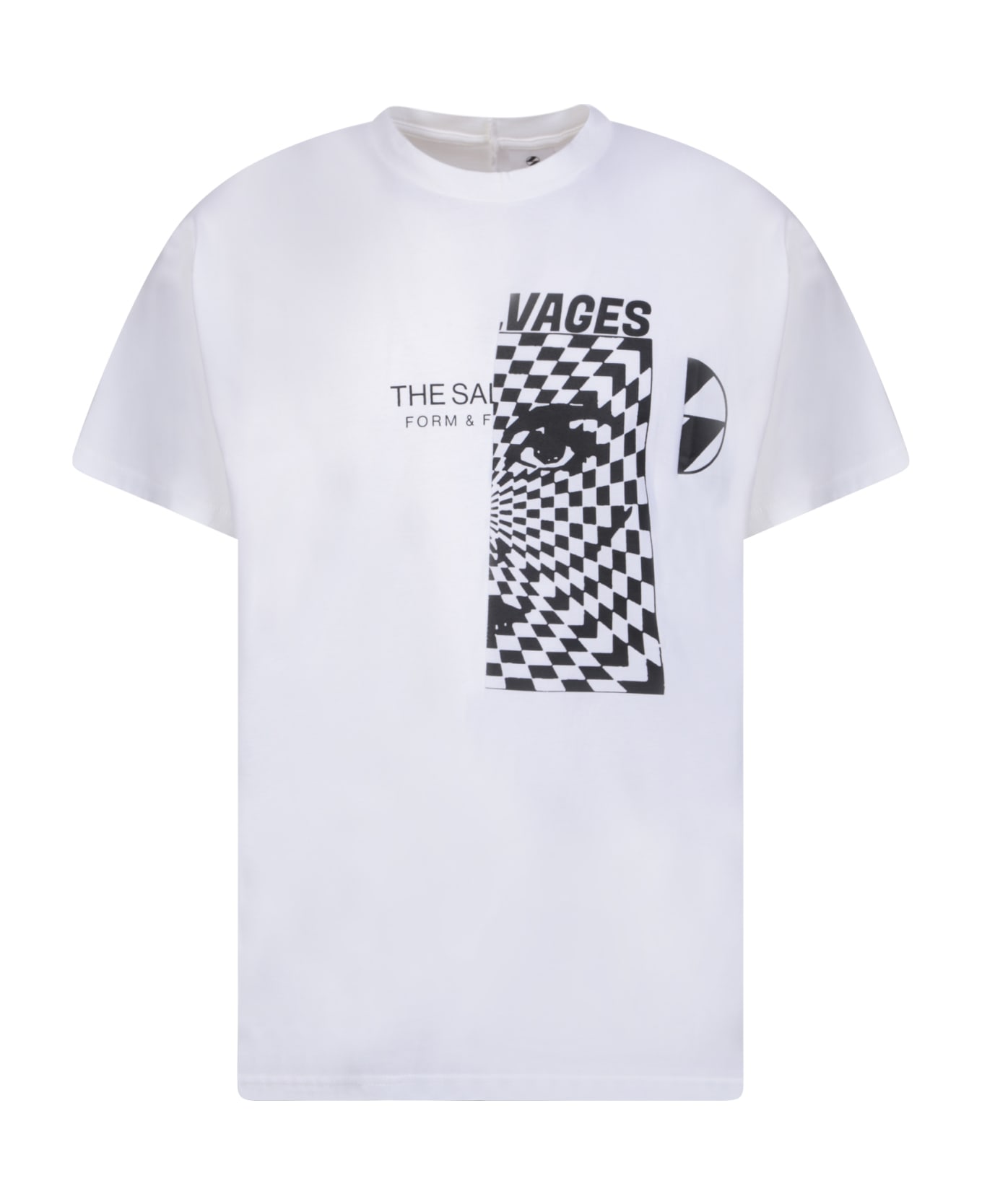 The Salvages Black Reconstructed T-shirt - White