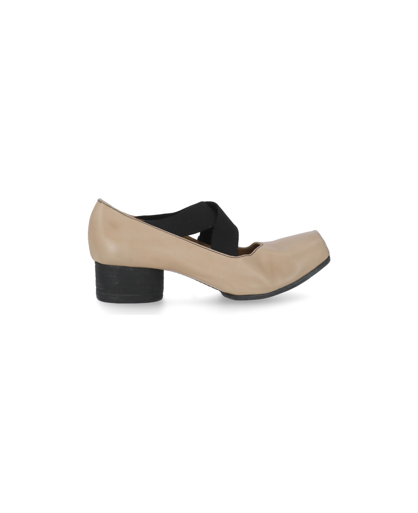 シューズ・サンダルその他 UMA WANG Women Shoes LUS9101UW059 Pink Uma Wang Leather Heeled Ballet Shoes | italist