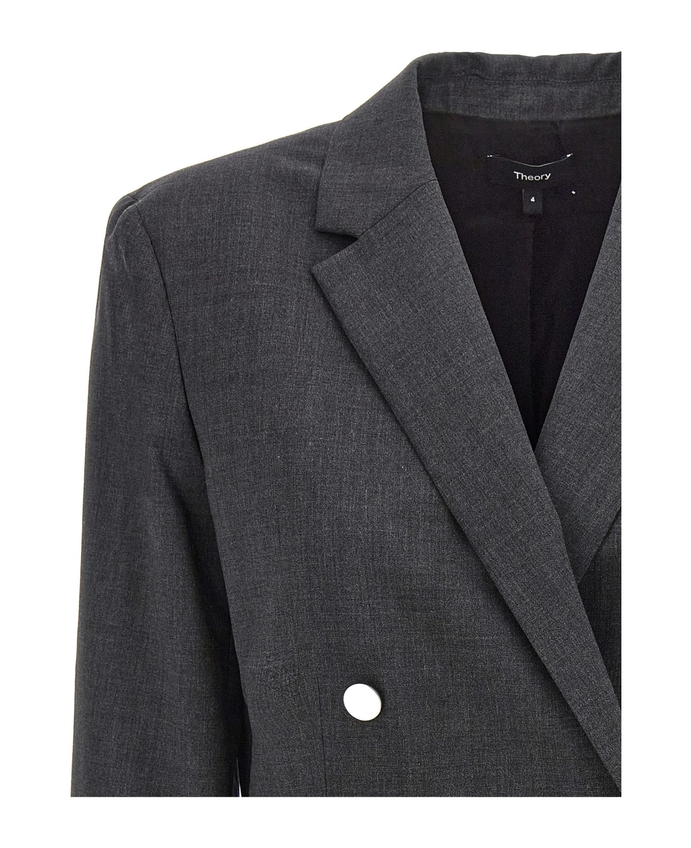 Theory 
boxy
 Blazer - Gray