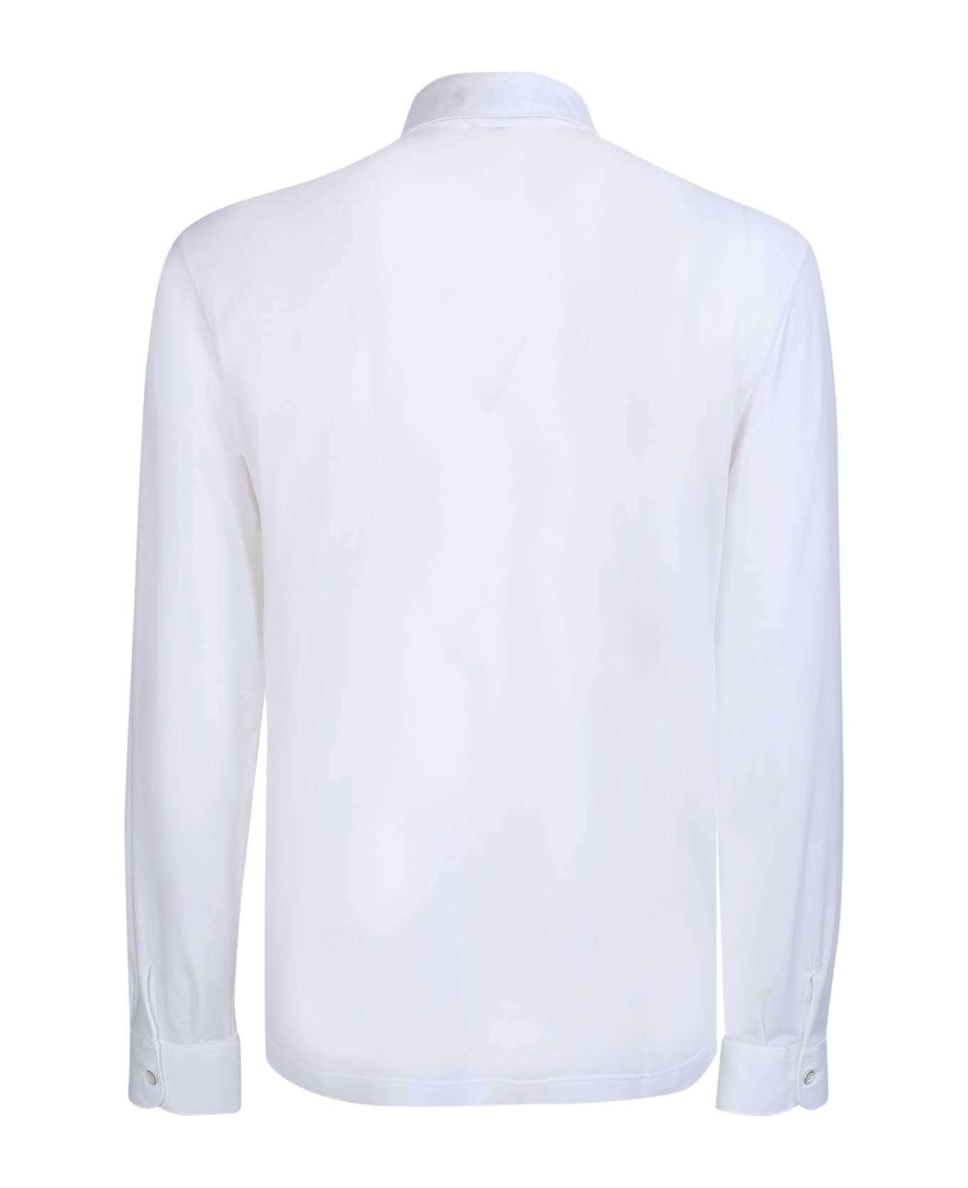 Herno Cotton Polo In White - White