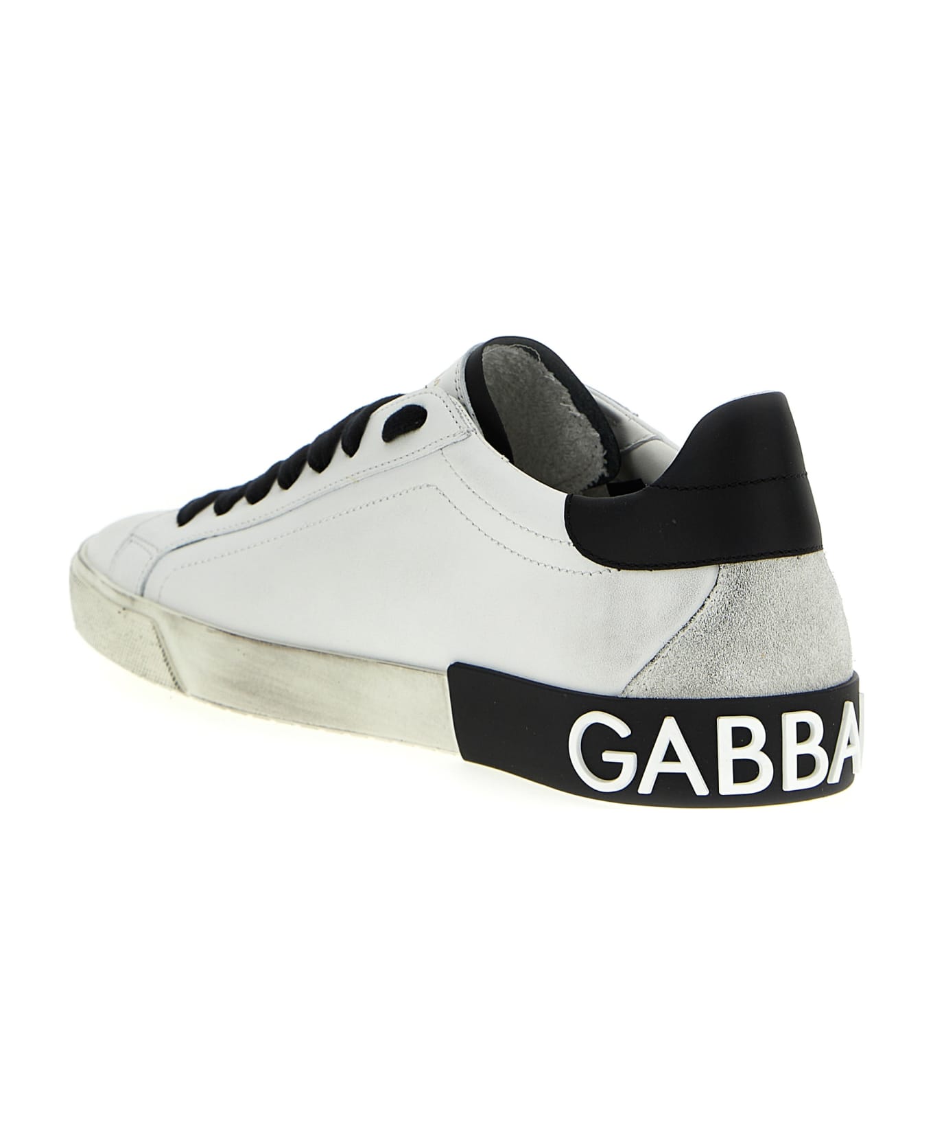 Dolce & Gabbana Portofino Sneakers - White/Black