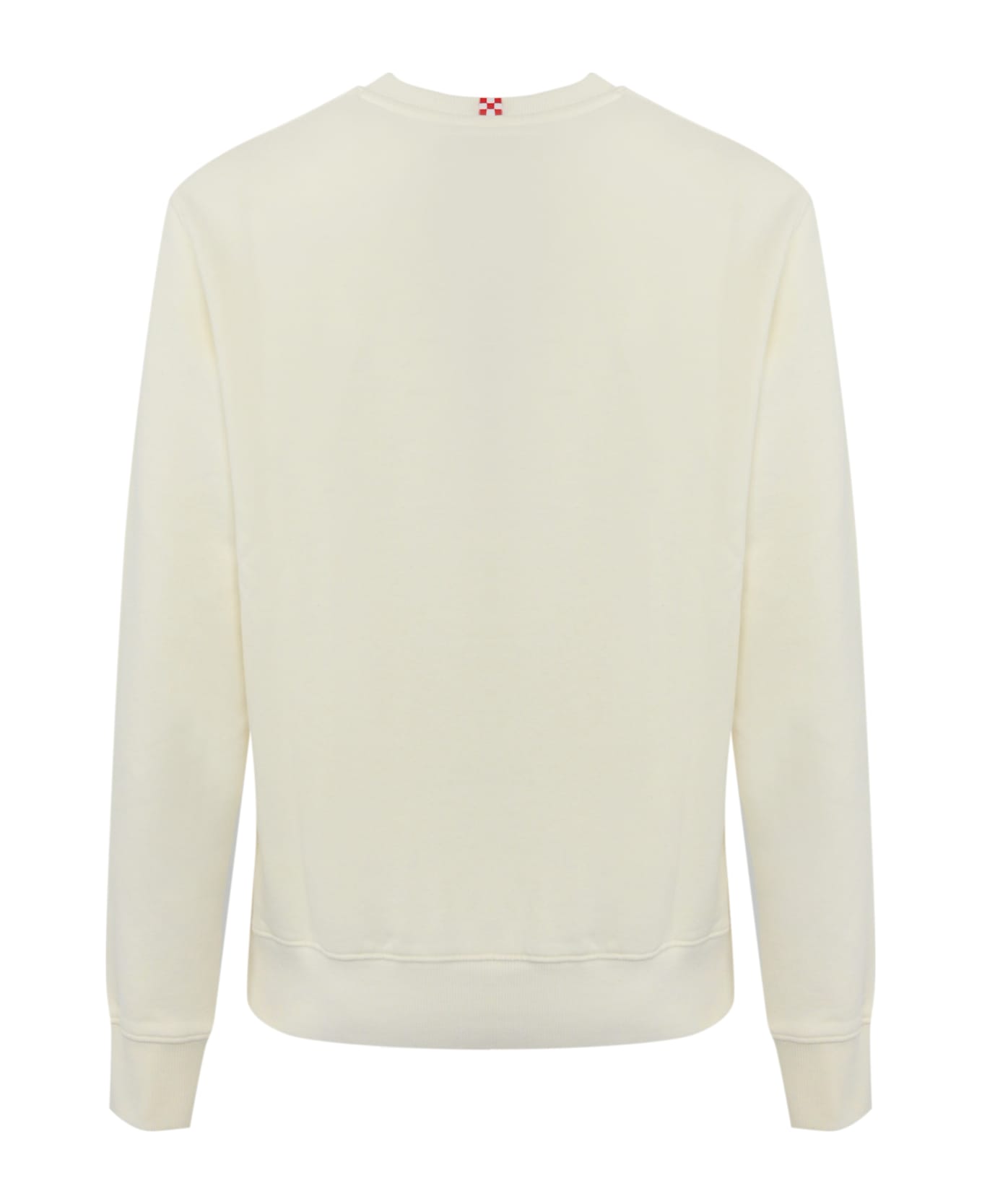 MC2 Saint Barth "sport Flock" Cotton Sweatshirt - Bianco