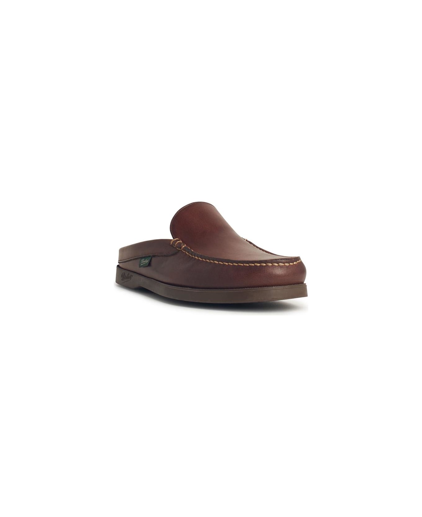 Paraboot 'bahamas' Brown Leather Loafers - Brown