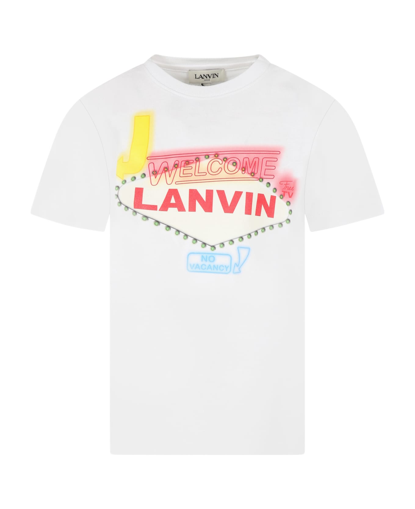 Lanvin White T-shirt For Kids - White