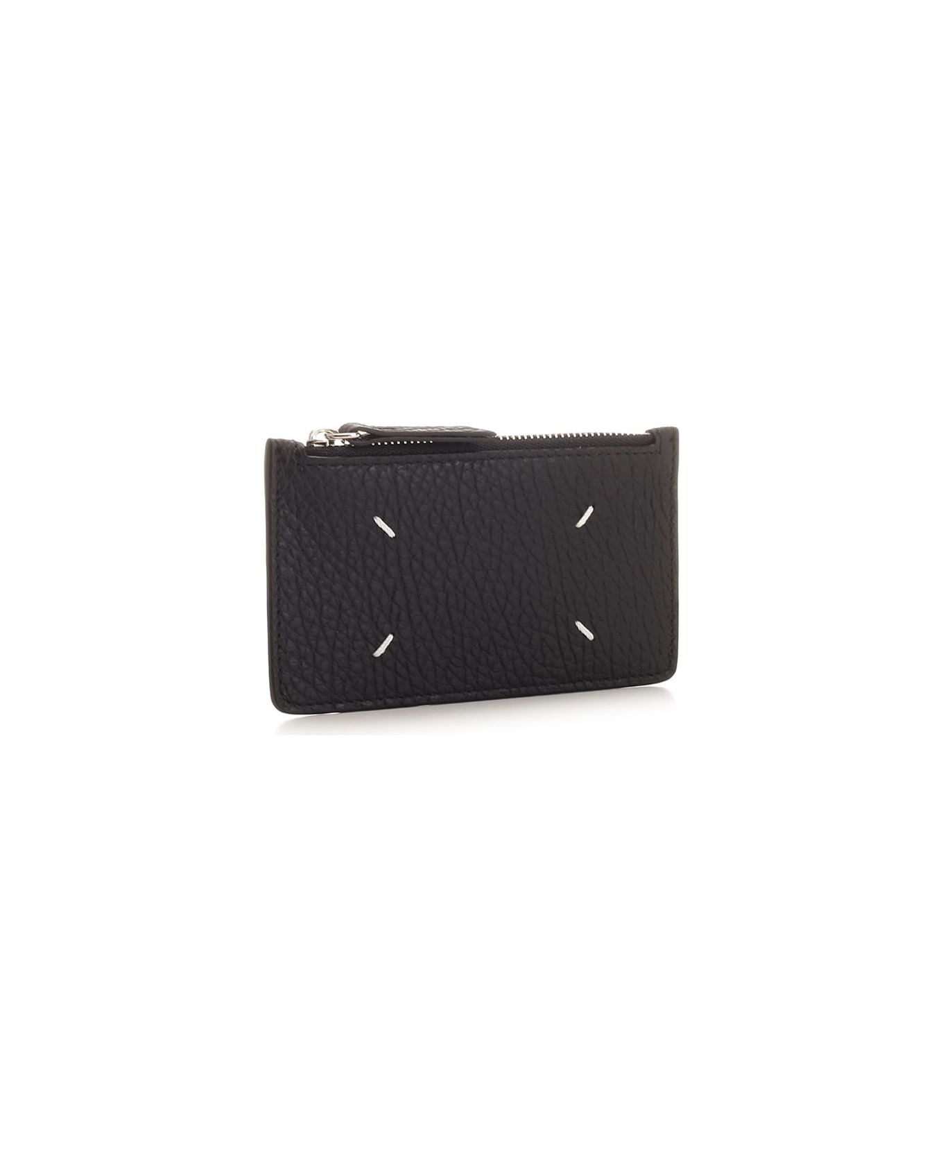 Maison Margiela "four Stitches" Card Holder - Black