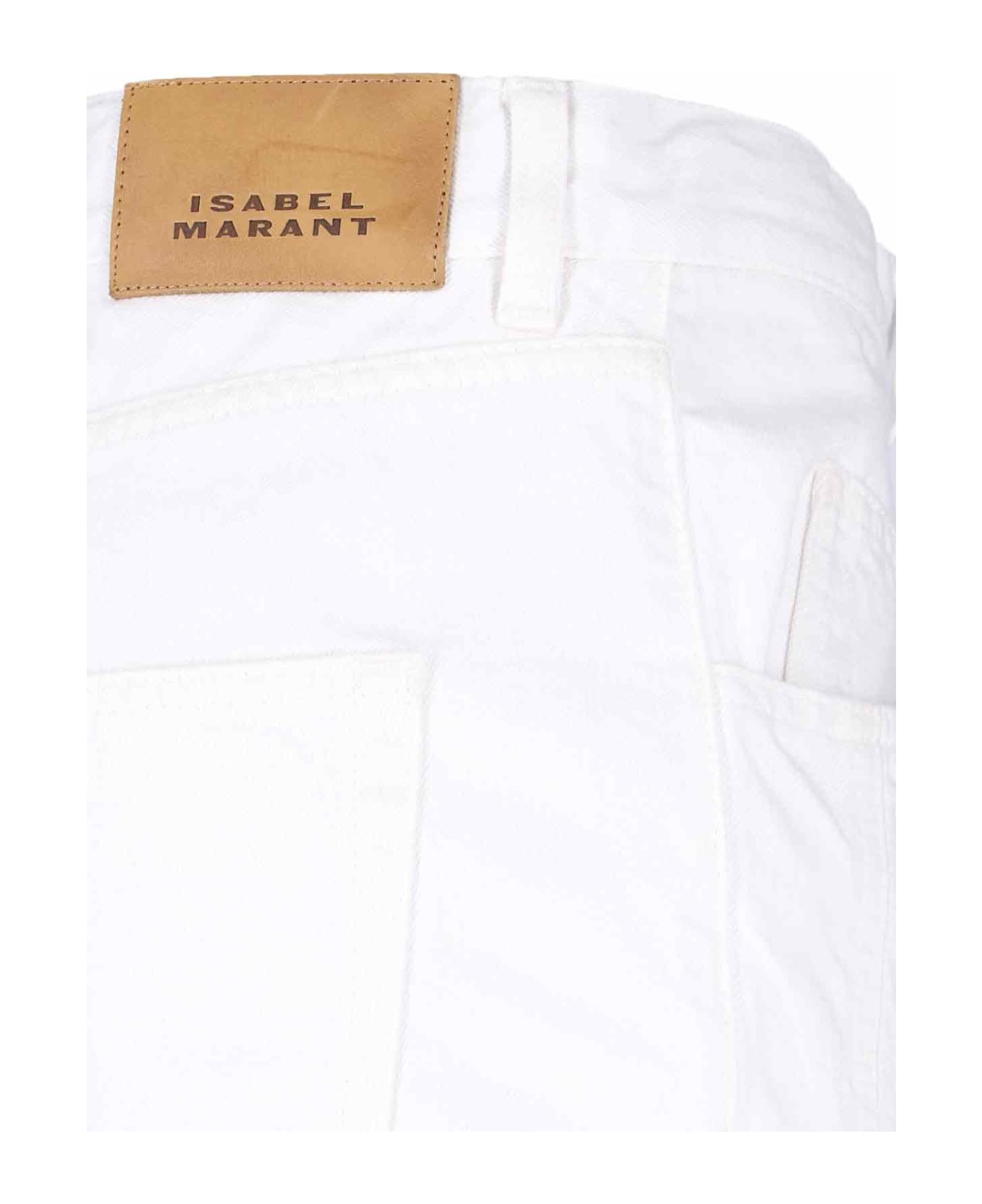 Isabel Marant Slim Fit Jeans - White