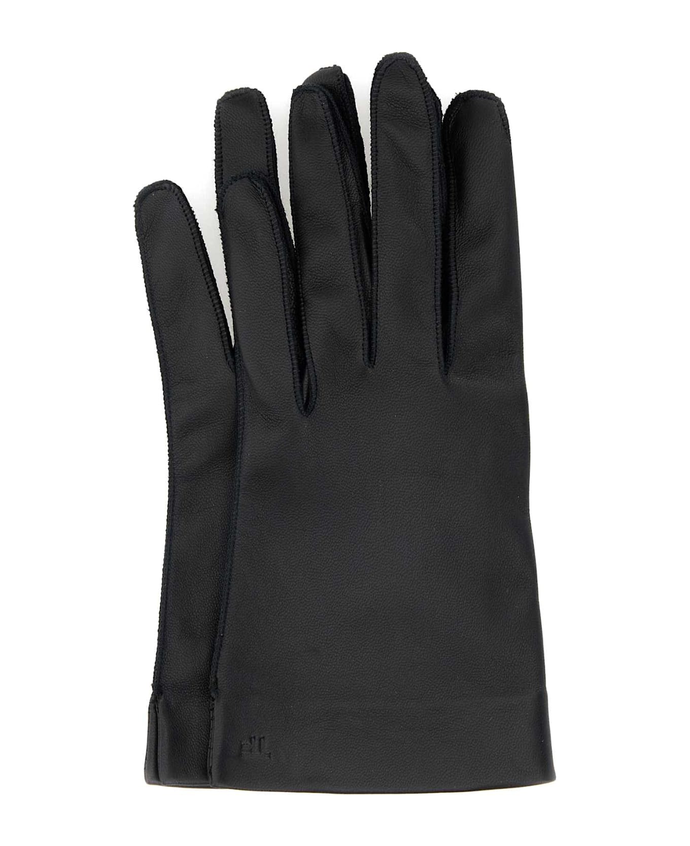 Tom Ford Black Leather Gloves - BLACK