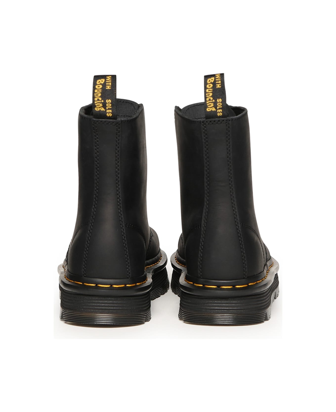 Dr. Martens Zebzag Laceless Leather Ankle Boots - Black