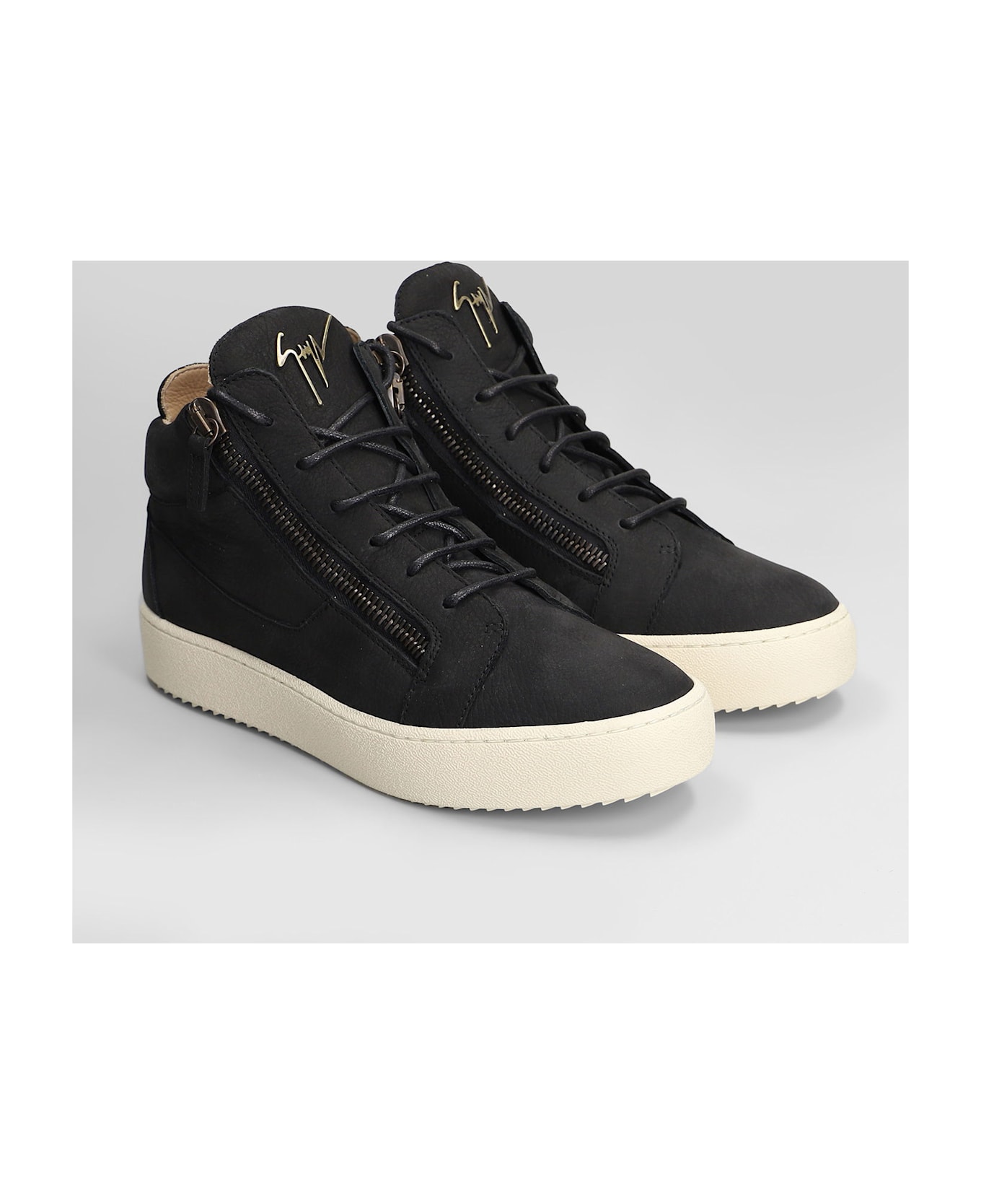 Giuseppe Zanotti Kriss Sneakers In Black Leather - black スニーカー