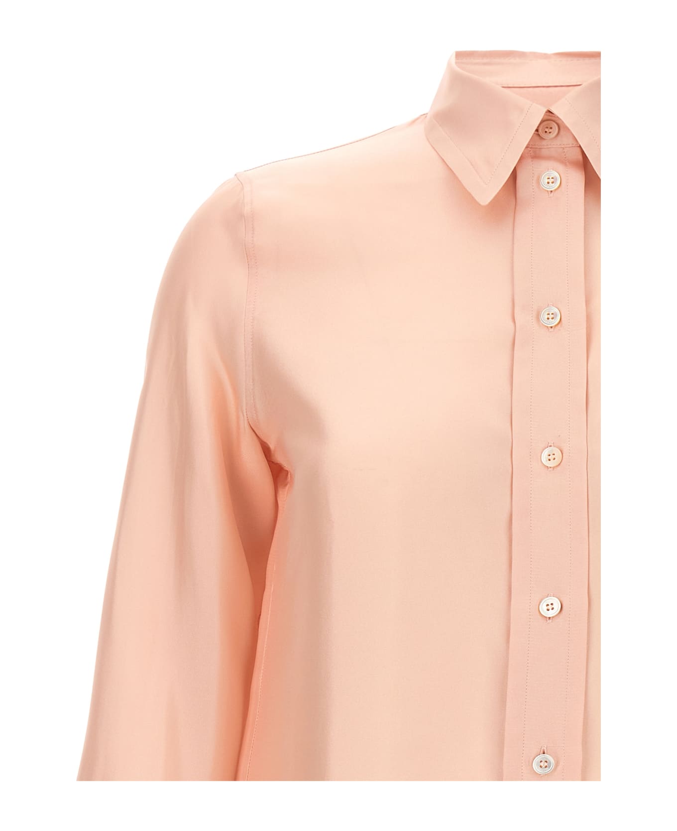 Lanvin Logo Print Shirt - Pink シャツ