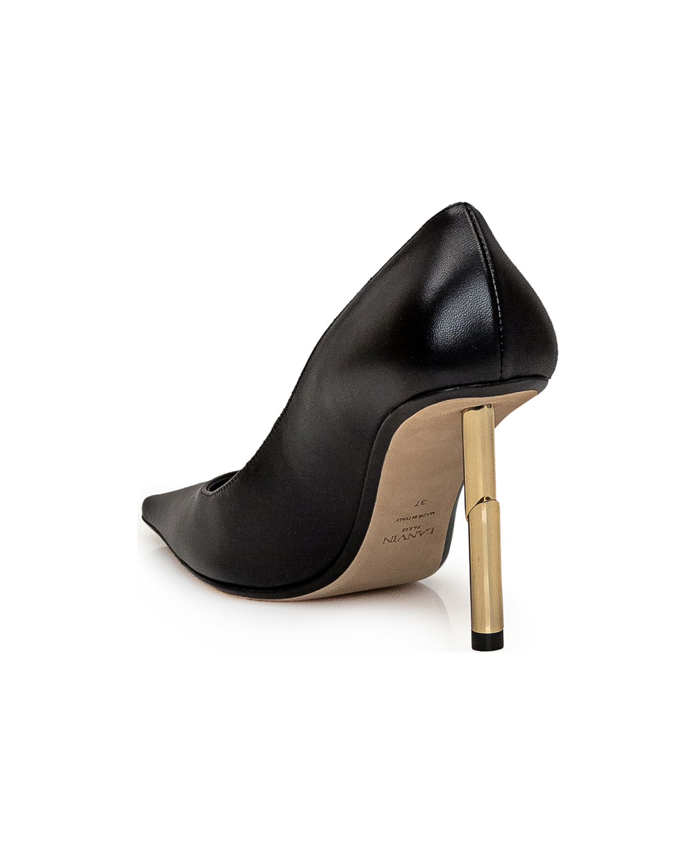 Lanvin Helled Shoe Sequence Pump - BLACK ハイヒール