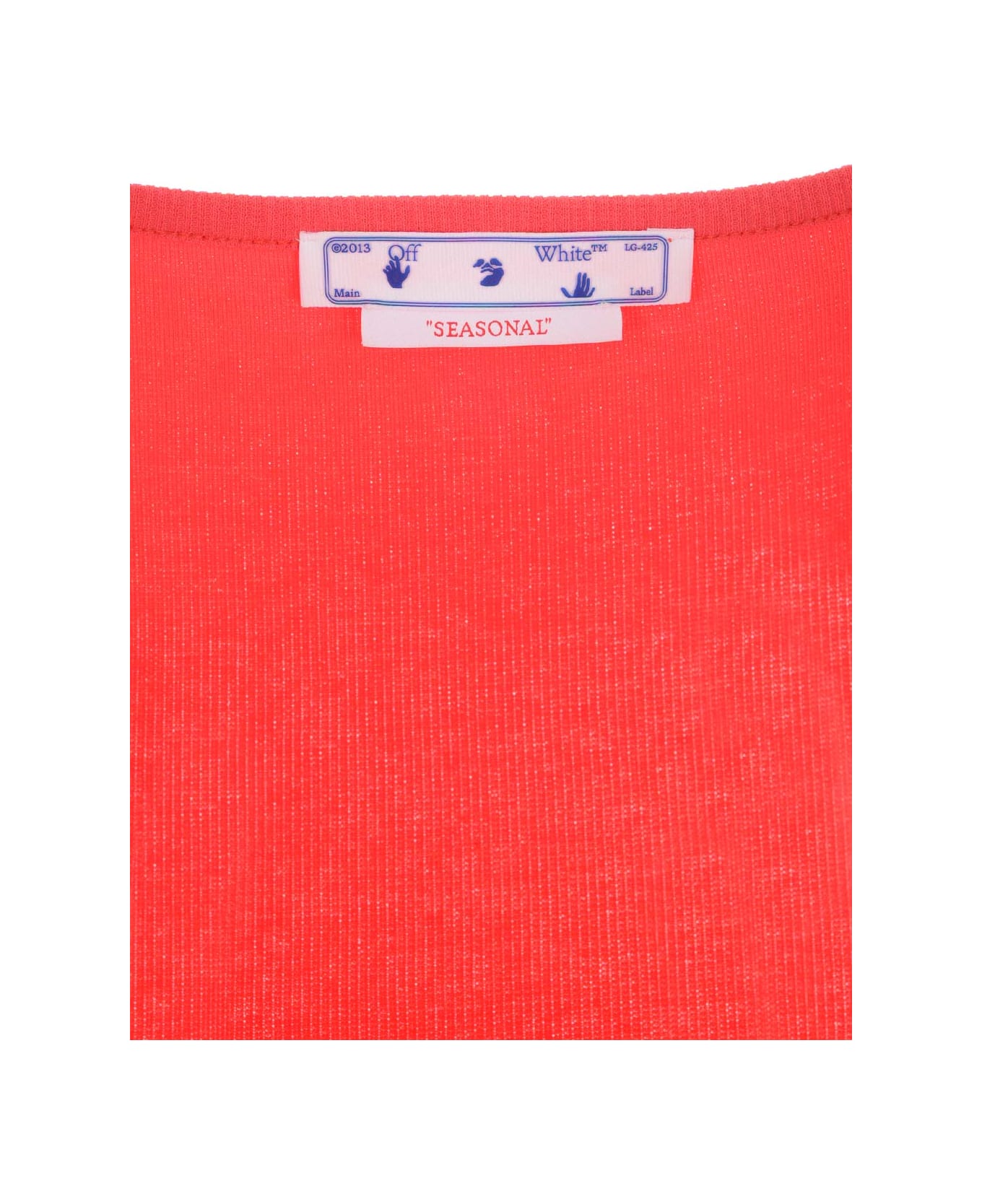 Off-White Mini Sheath Dress - Red ワンピース＆ドレス
