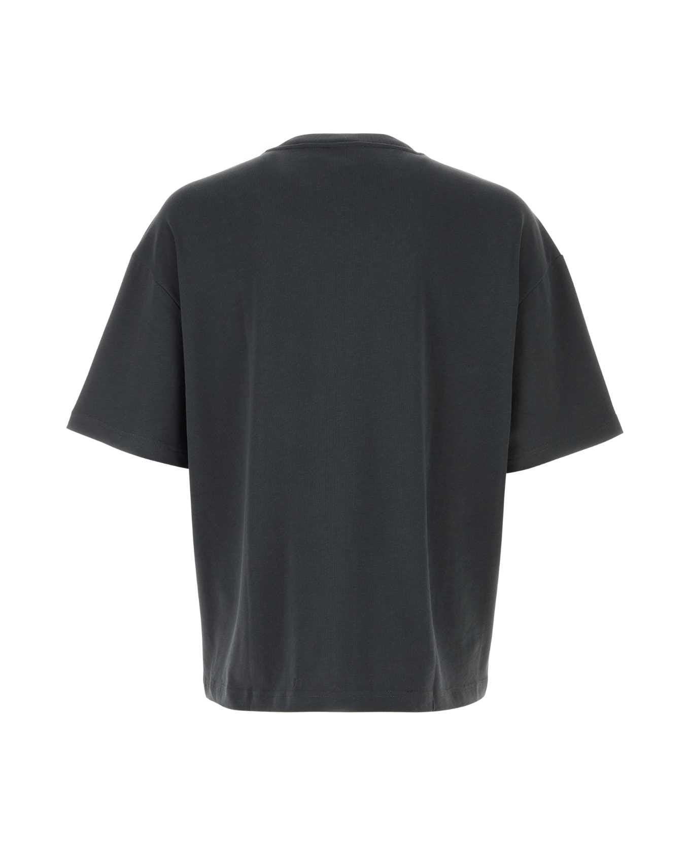 A.P.C. Graphite Cotton Oversize T-shirt - FAUXNOIR
