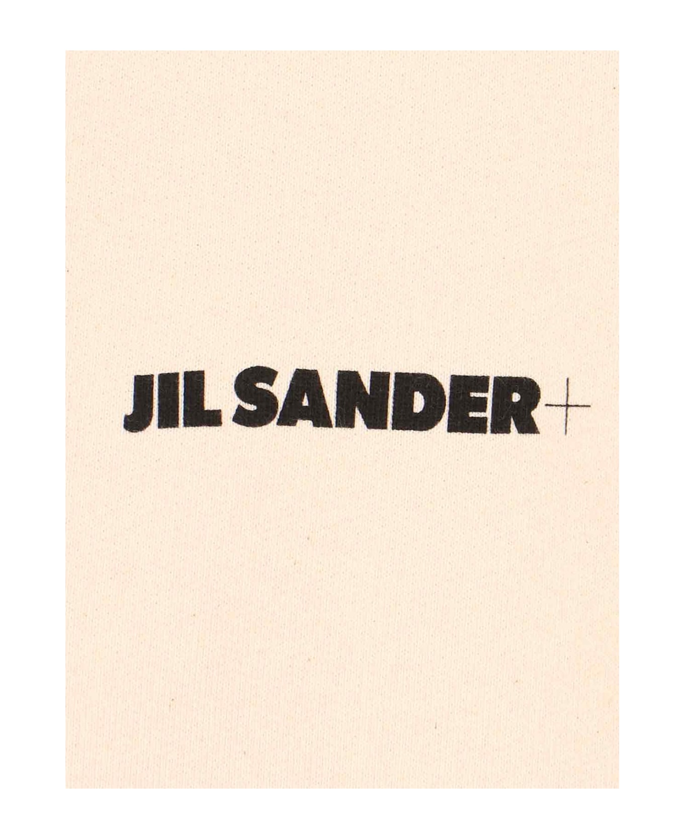 Jil Sander Logo Crew Neck Sweatshirt - Beige