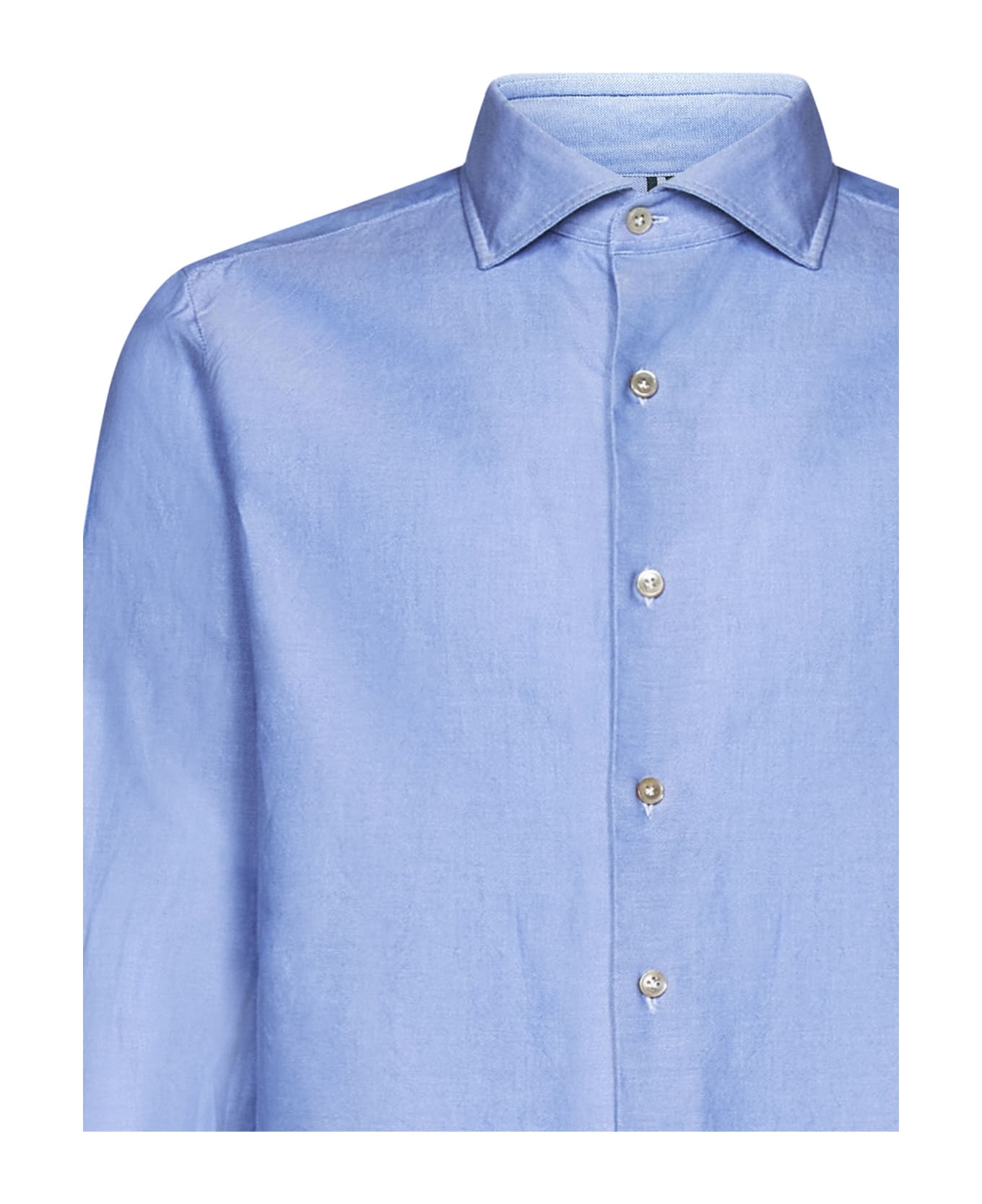 Luigi Borrelli Shirt - Clear Blue シャツ