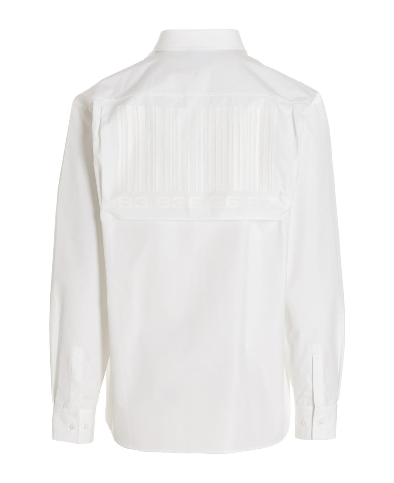 VTMNTS 'barcode' Shirt - White シャツ