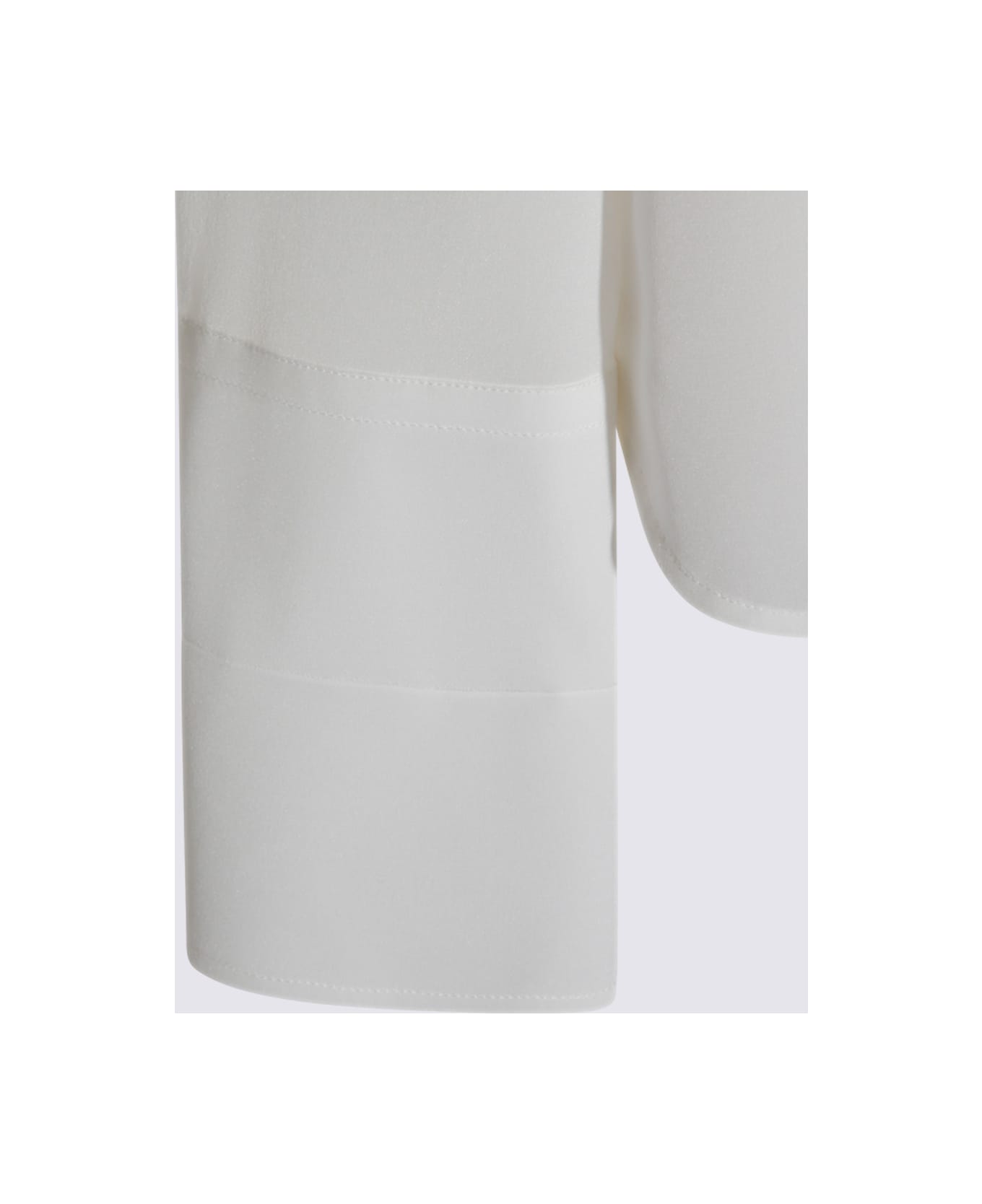 SportMax White Silk Shirt - White