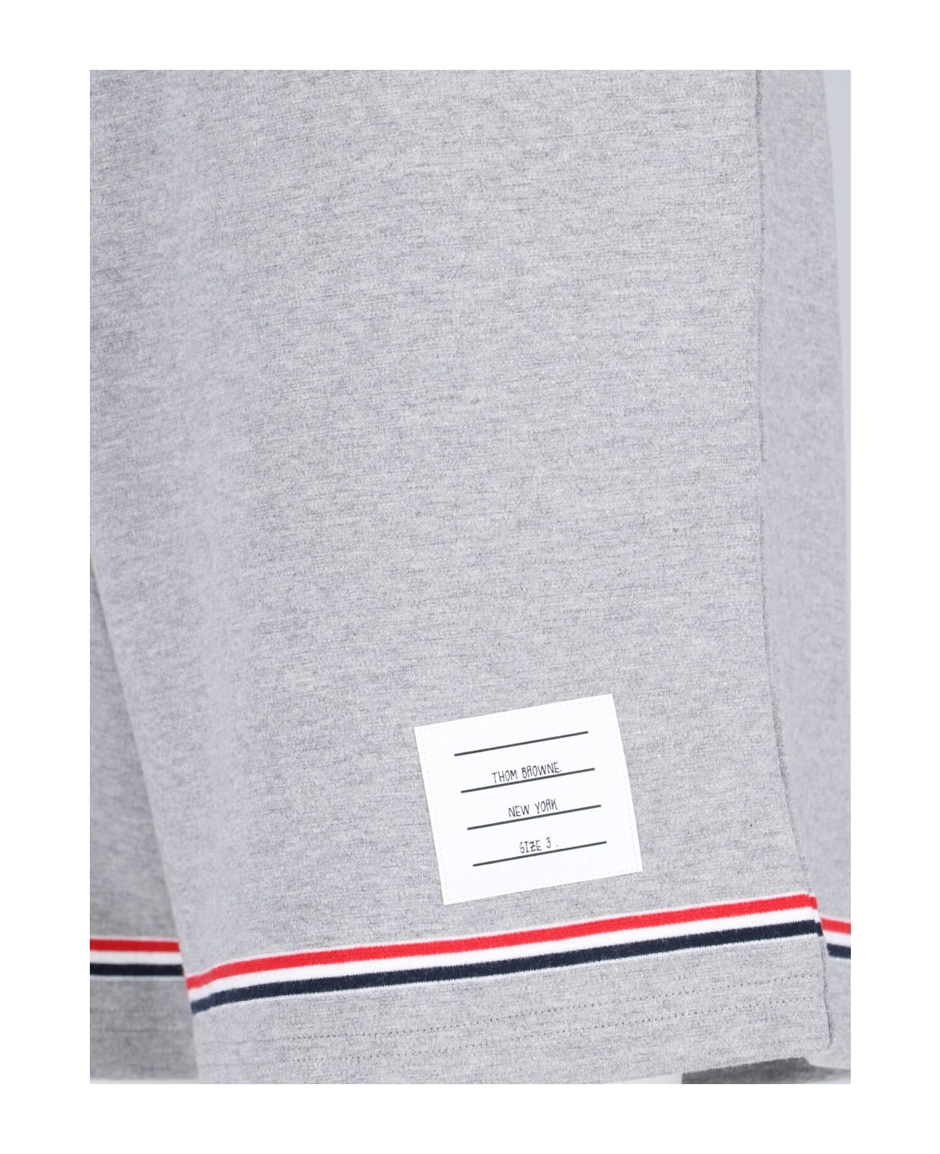 Thom Browne Logo Jogger Shorts - Grey