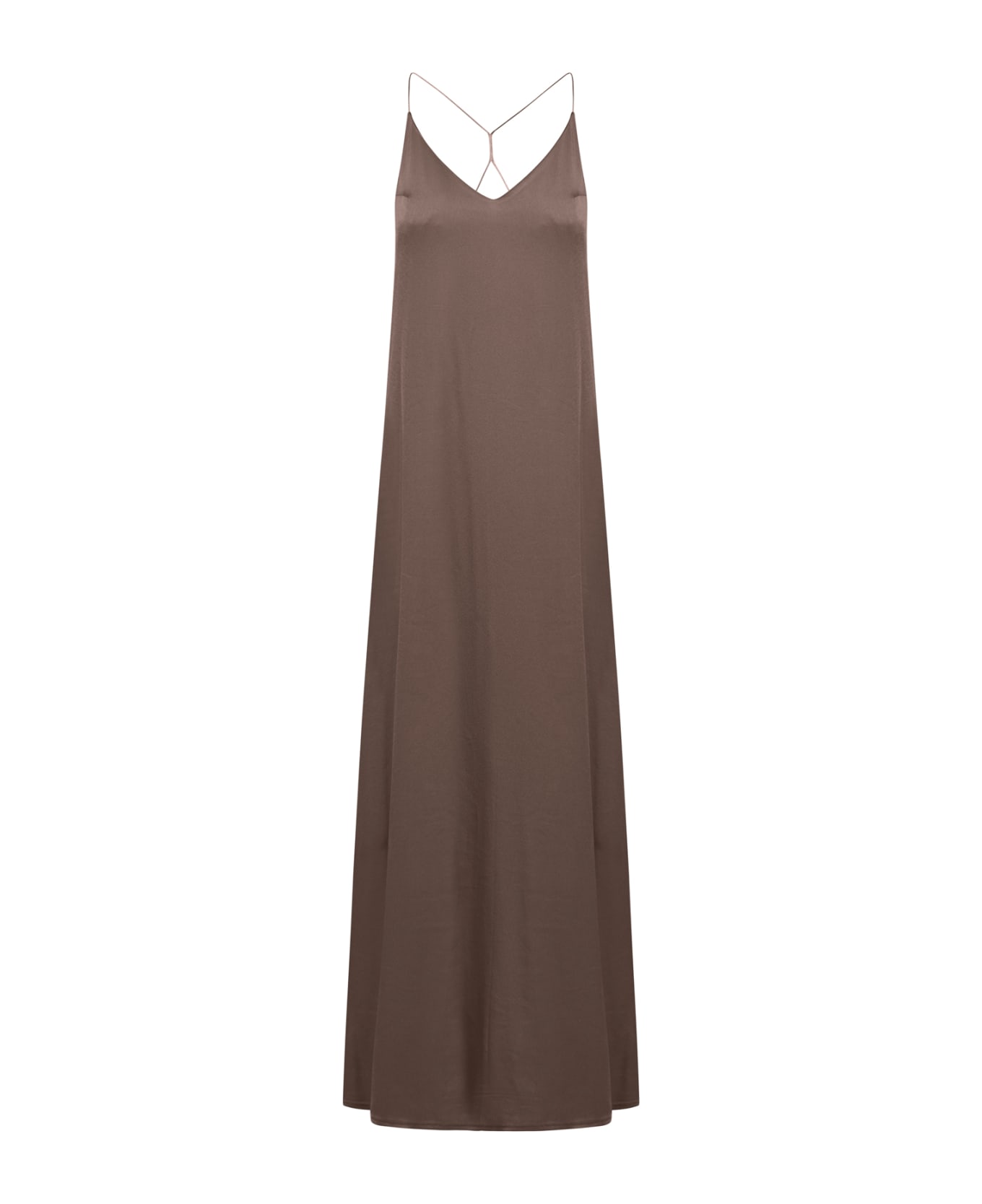 Nina Dress Athena Silk - Cioccolate