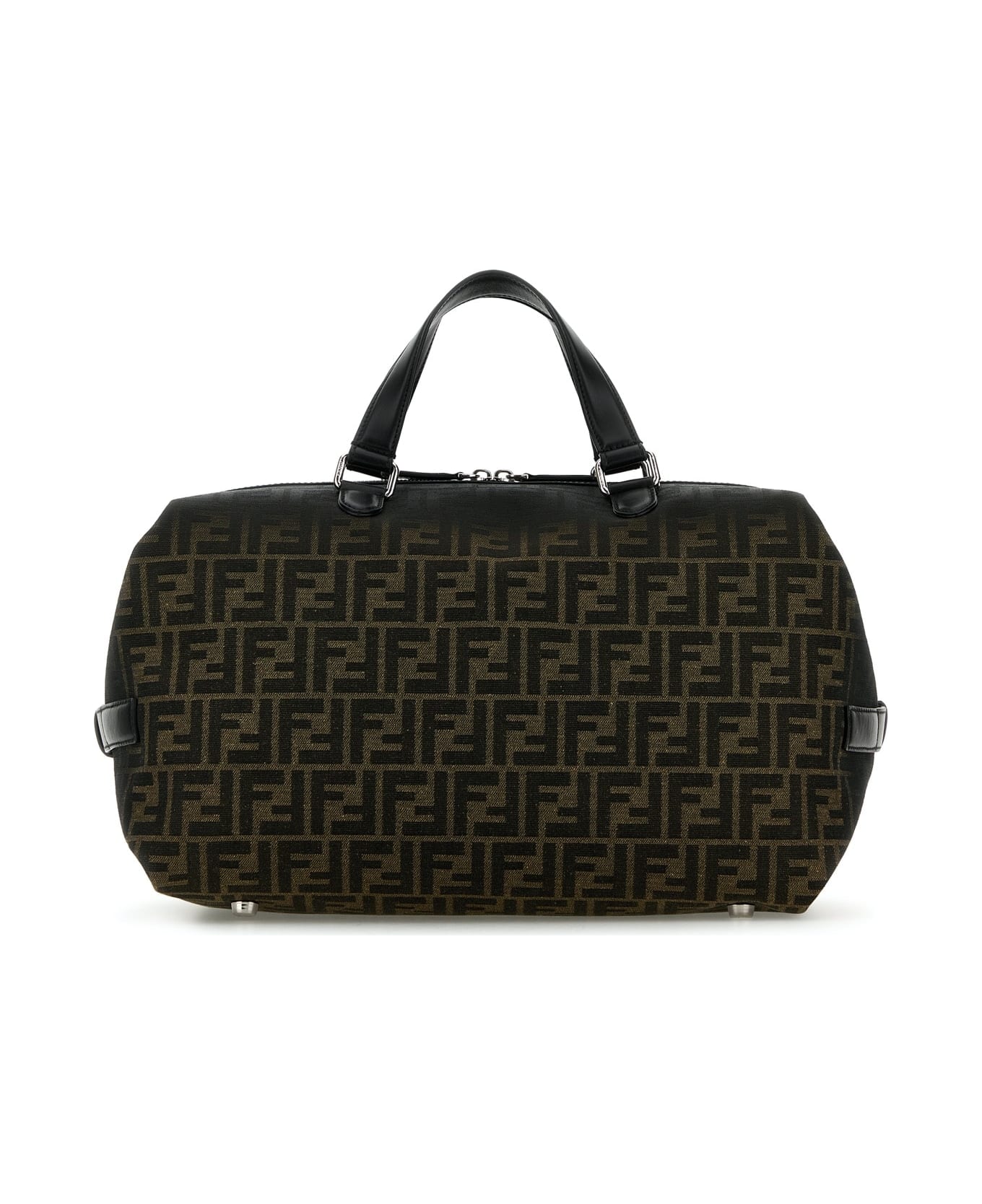 Fendi Borsa A Mano Ff Logo - TABACCO