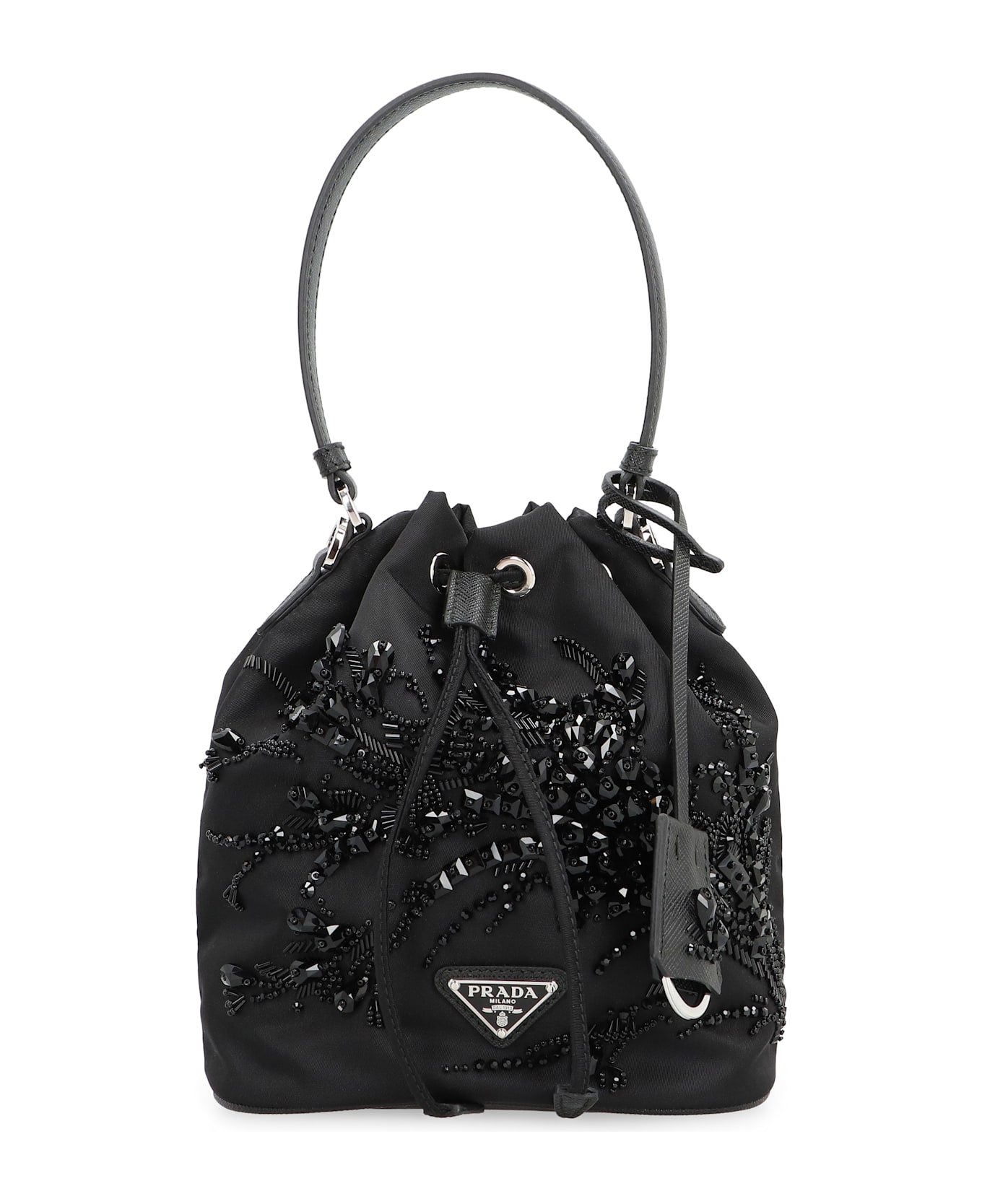 【送料&関税込】Prada Black Re-nylon Bucket Bag Prada Black Re-nylon Bucket Bag | italist