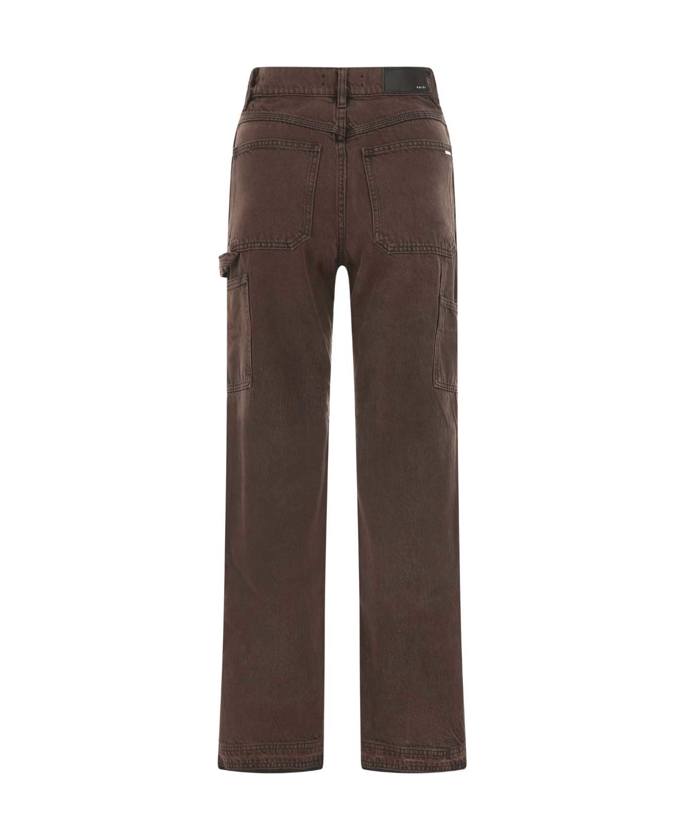 AMIRI Brown Denim Jeans - BROWN