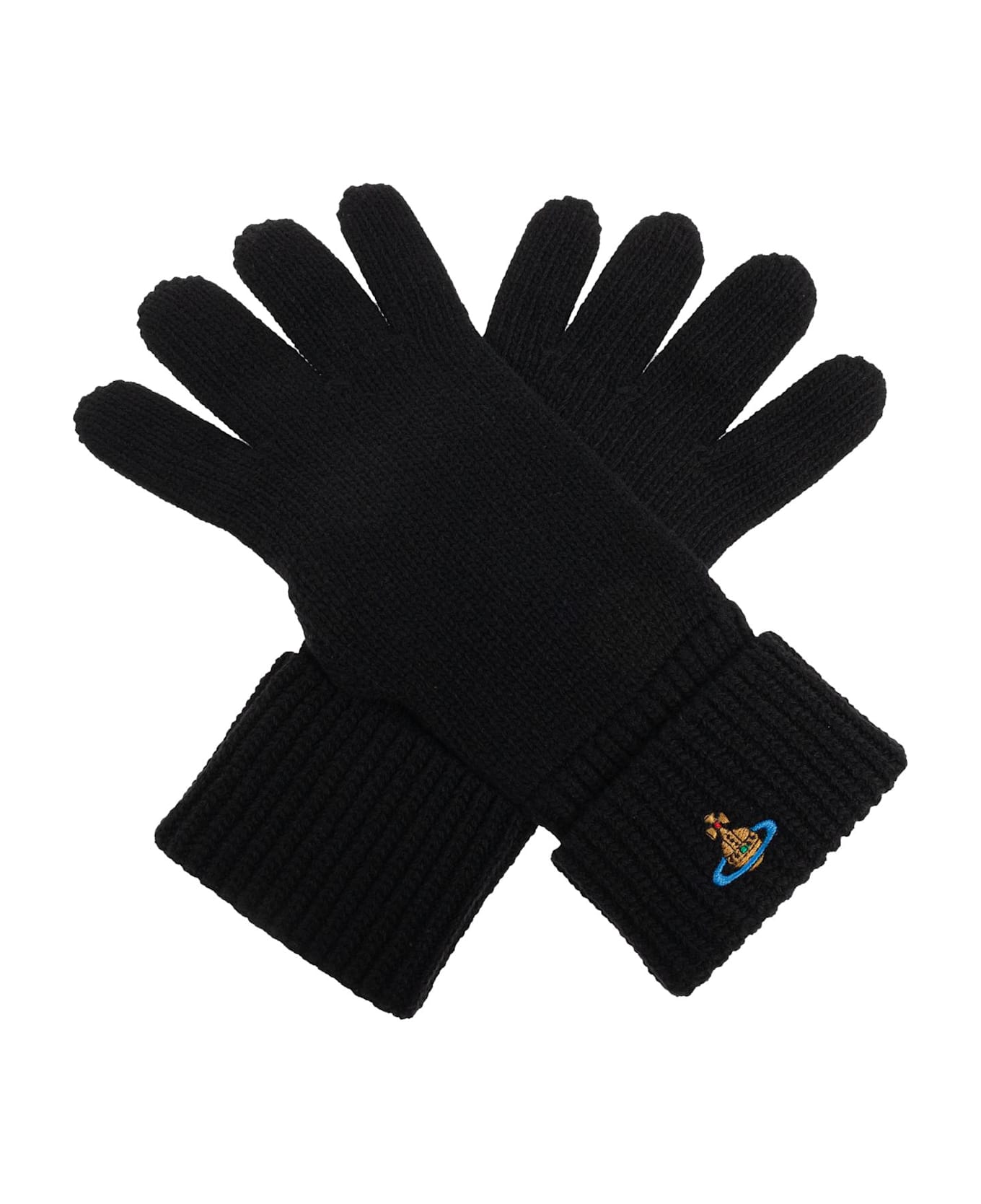 Vivienne Westwood Cashmere Gloves - BLACK
