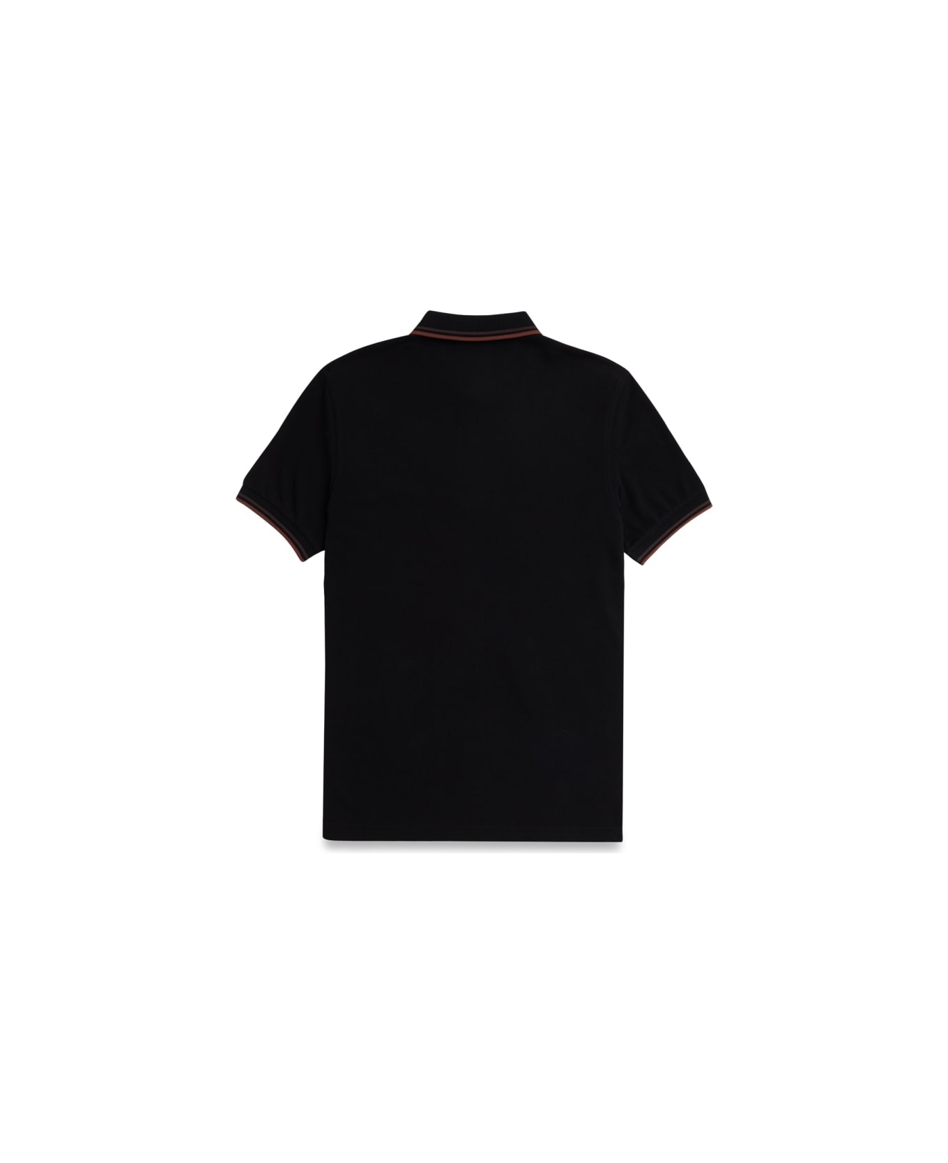 Fred Perry Polo With Logo - BLACK