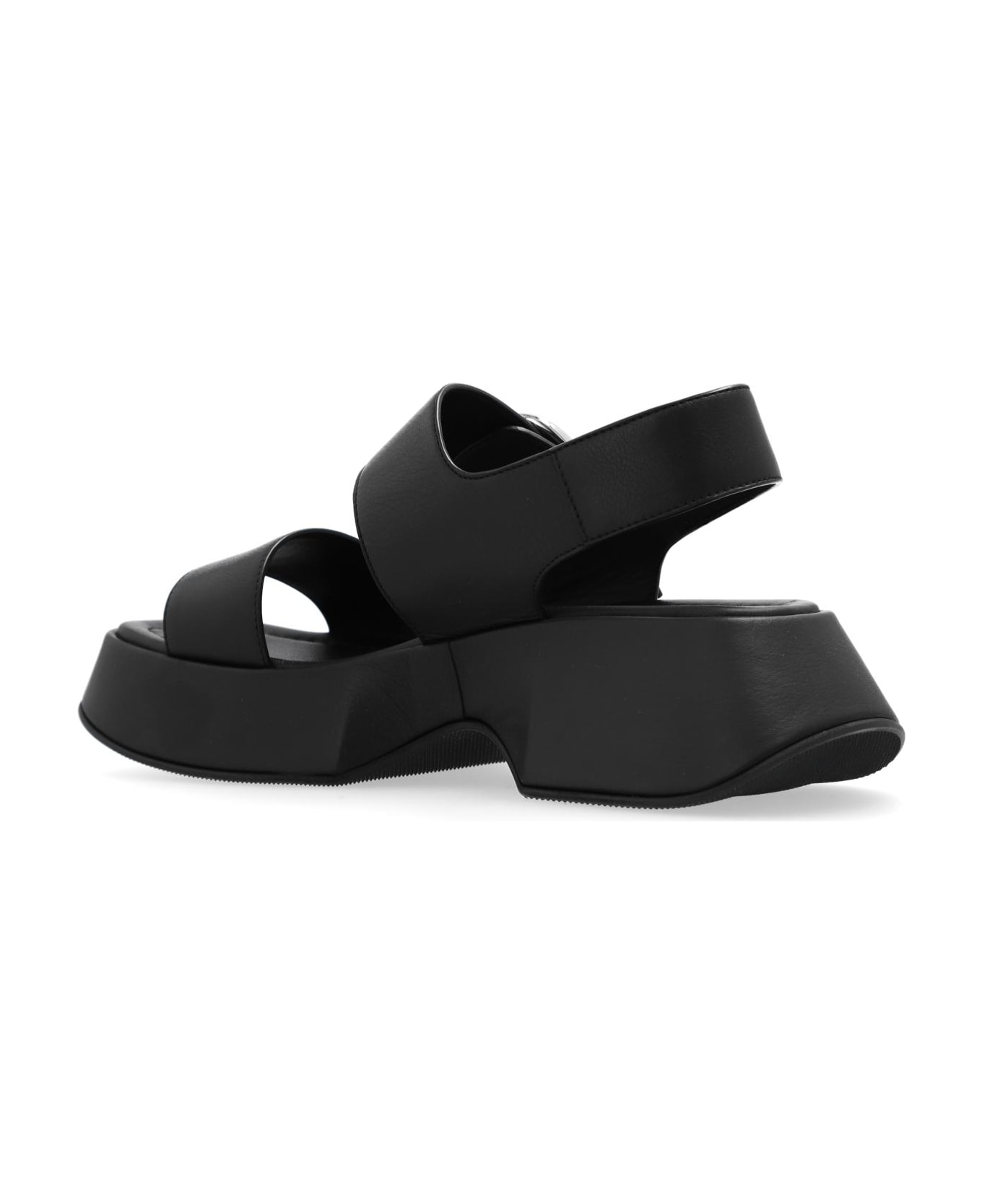 Vic Matié Vic Matie 'travel' Platform Sandals - Black