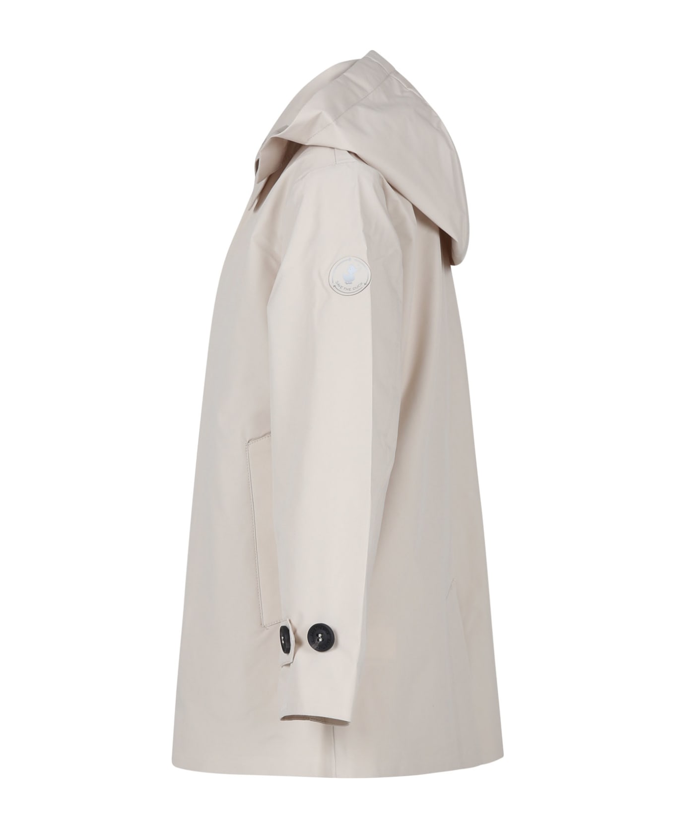 Save the Duck Beige Flint Trench Coat For Boy With Lorena - Beige