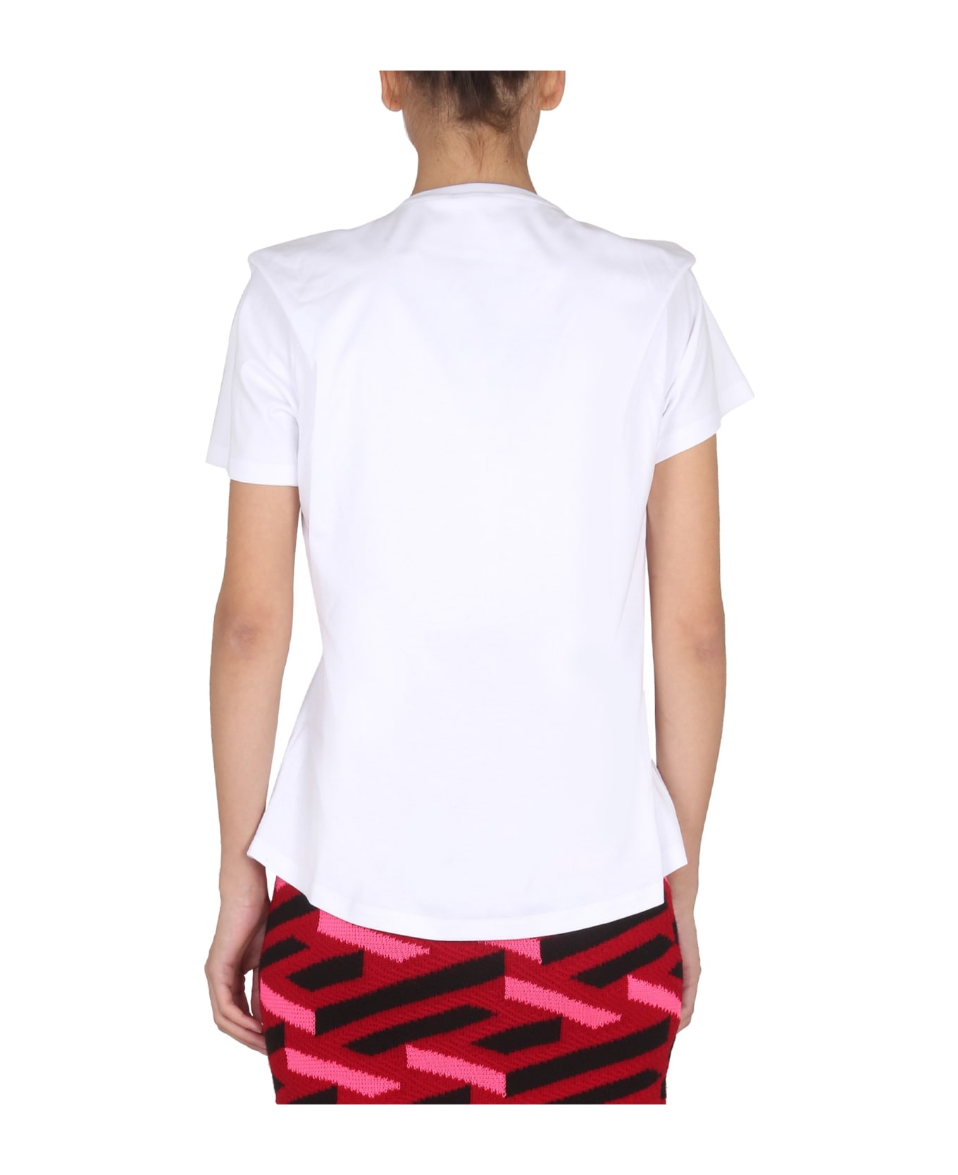 Versace T Shirt With Logo - BIANCO