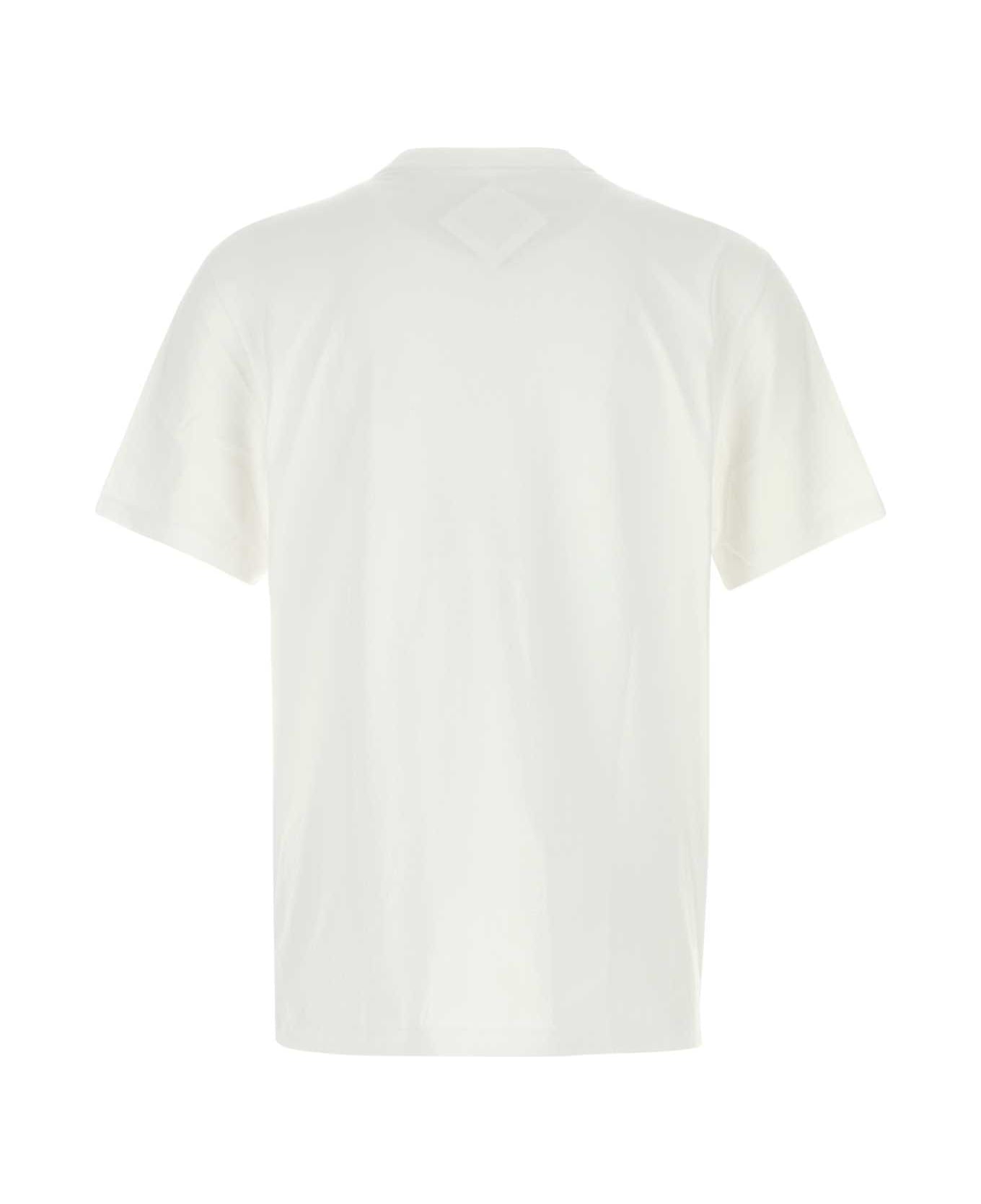 MCM White Cotton T-shirt - WHITE