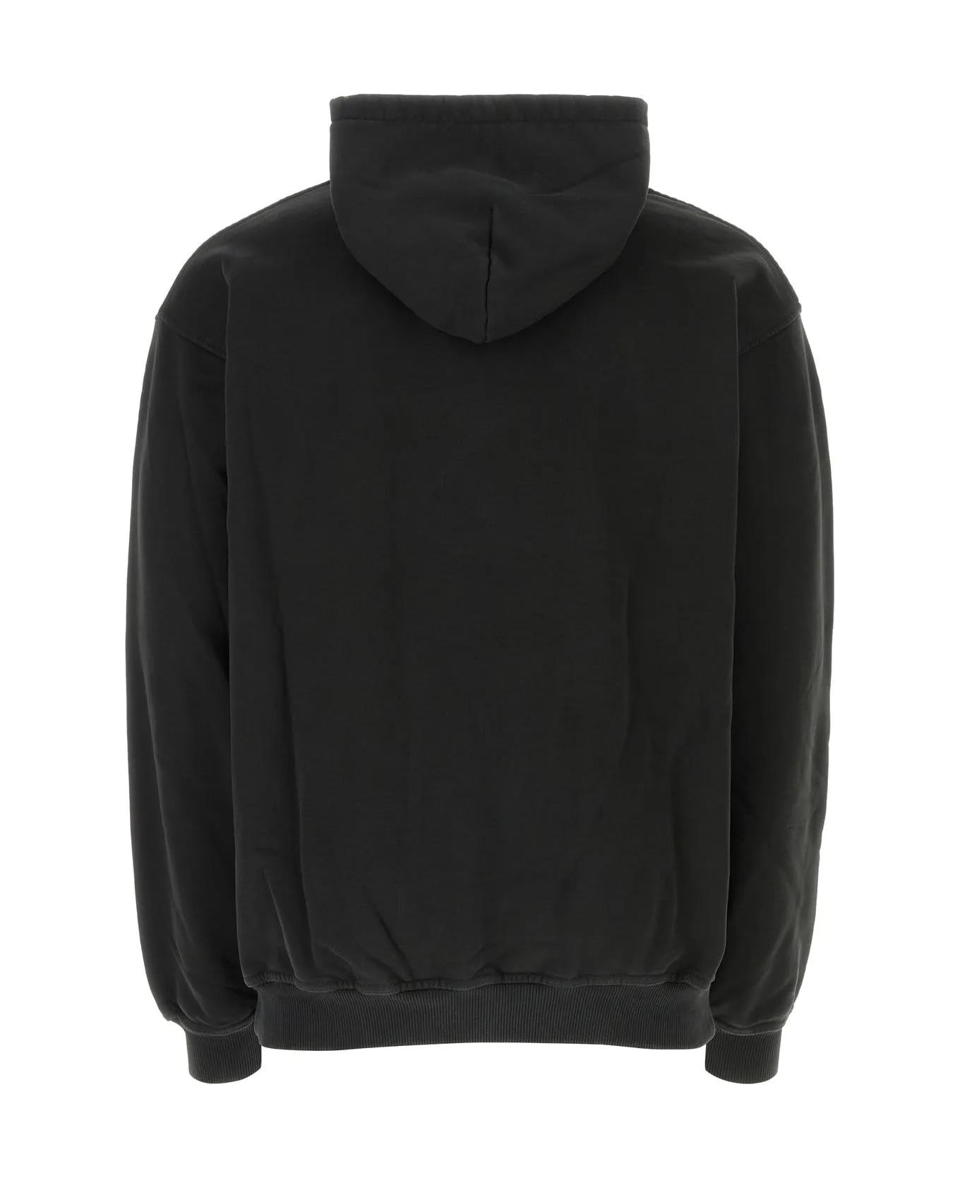 REPRESENT Dark Grey Cotton Thoroughbred Sweatshirt - Black