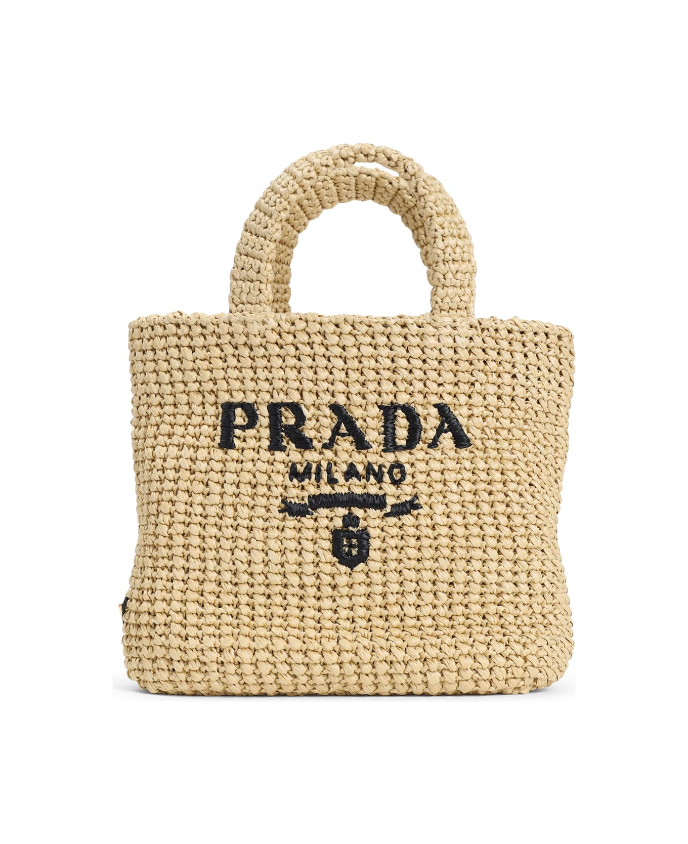 Prada Raffia Handbag - NATURALE