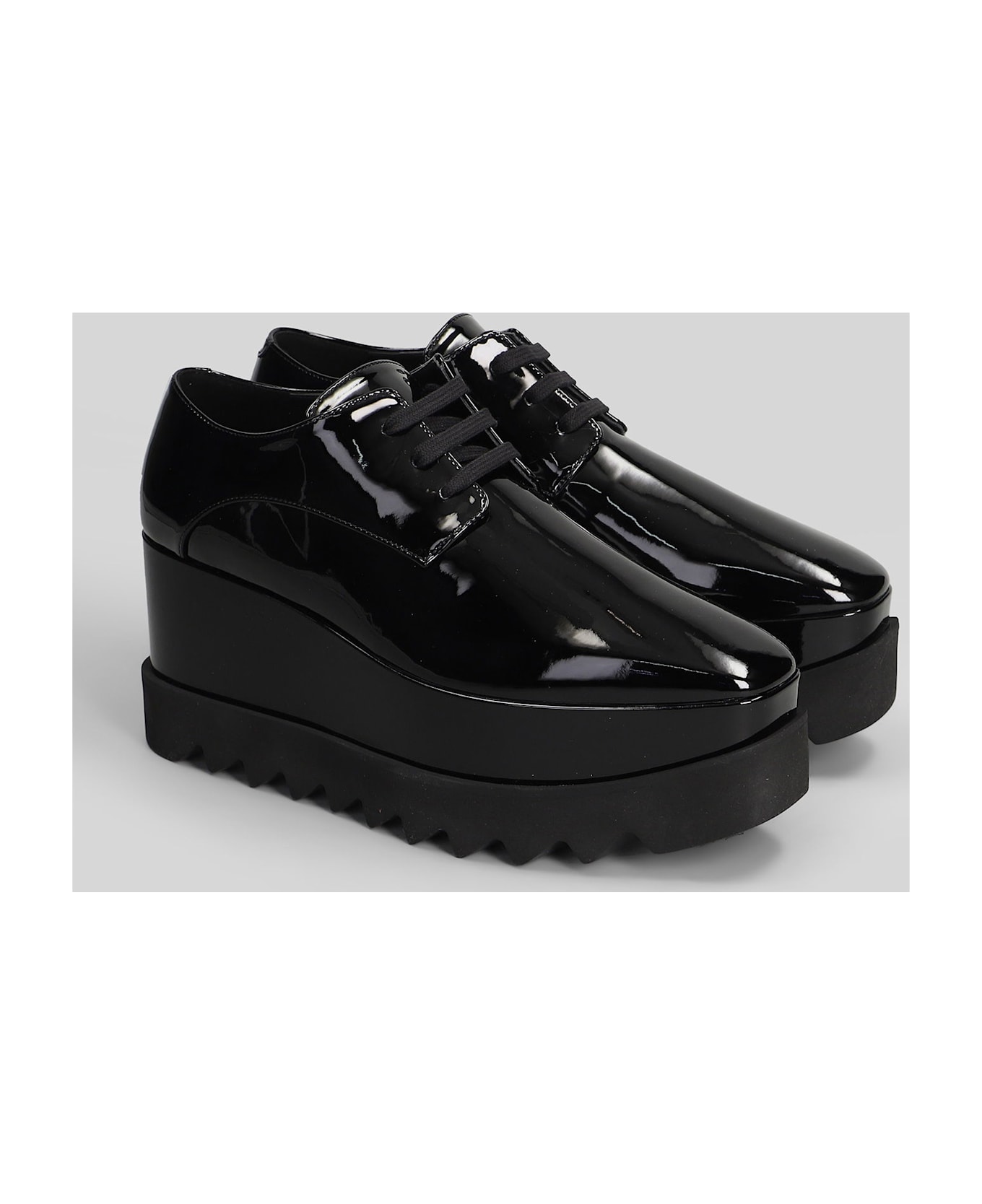 Stella McCartney Elyse Sneakers In Black Polyuretan - black