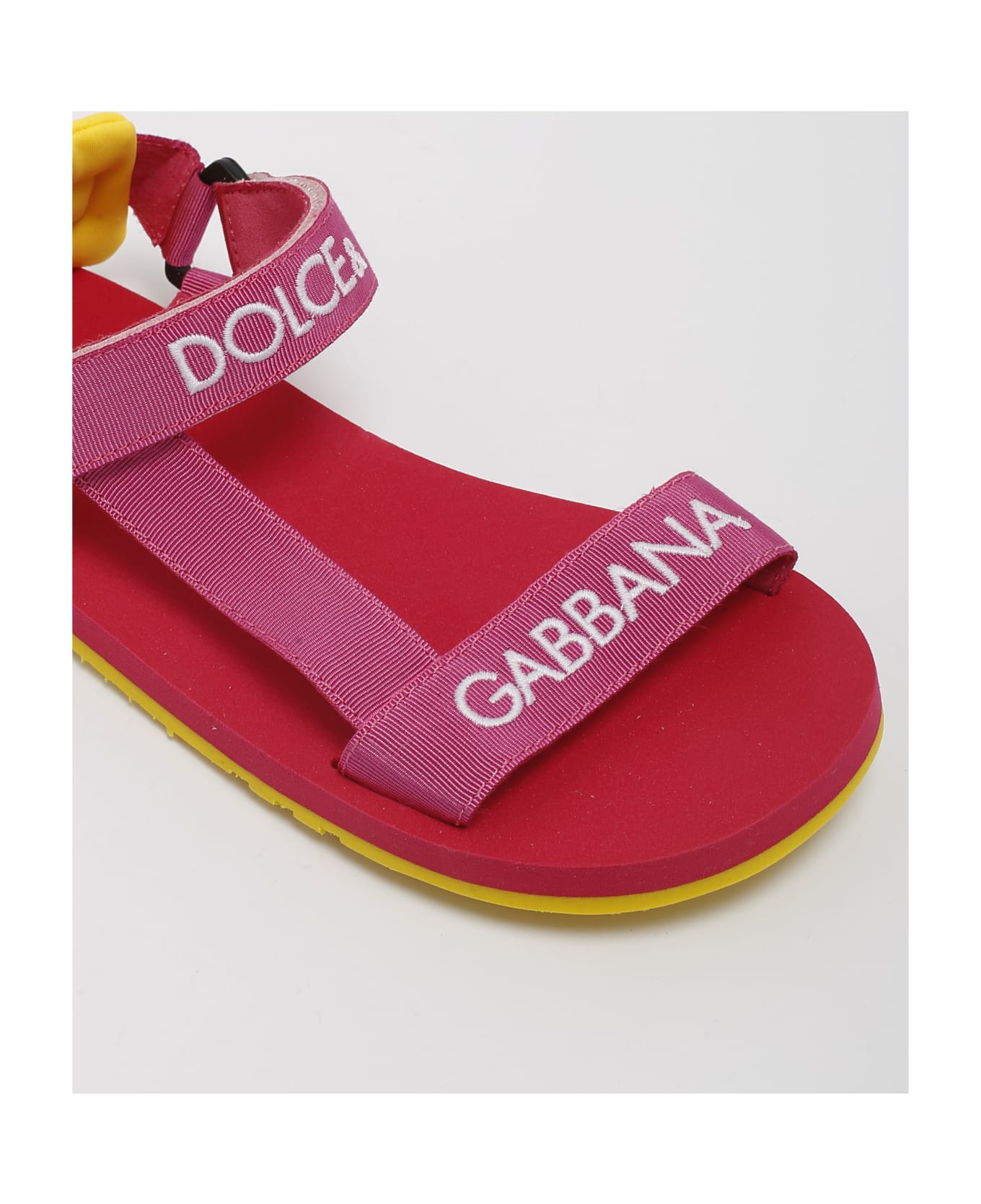 Dolce & Gabbana Sandals Sandal - FUCSIA-BIANCO