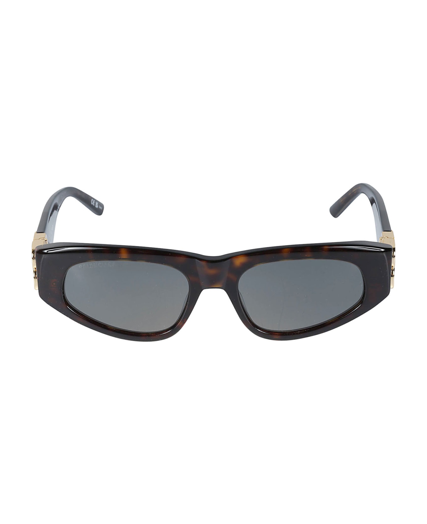 Balenciaga Eyewear One-size Sunglasses - Havana/Gold/Green サングラス