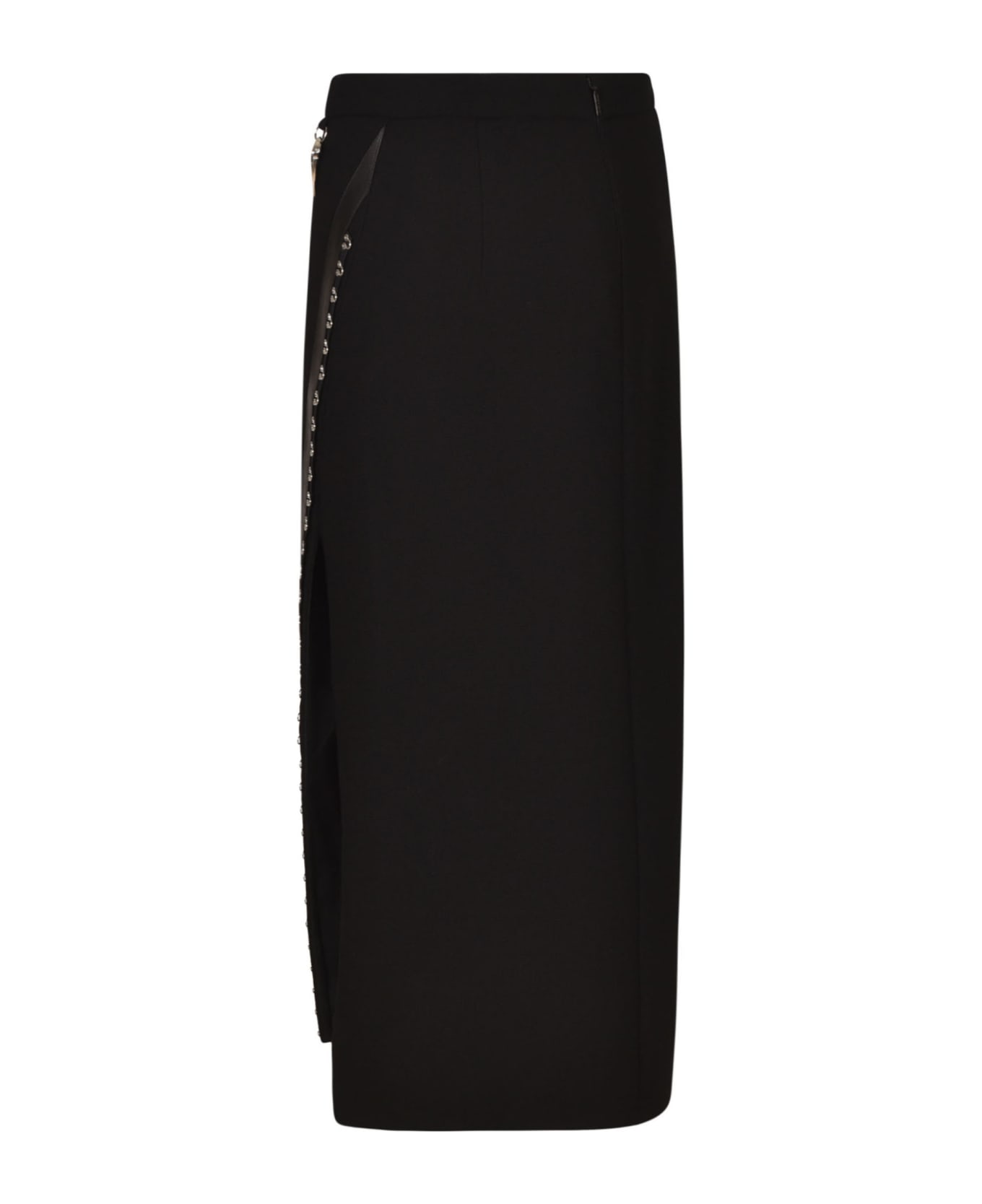 Roberto Cavalli Side Zipped Skirt - Black スカート