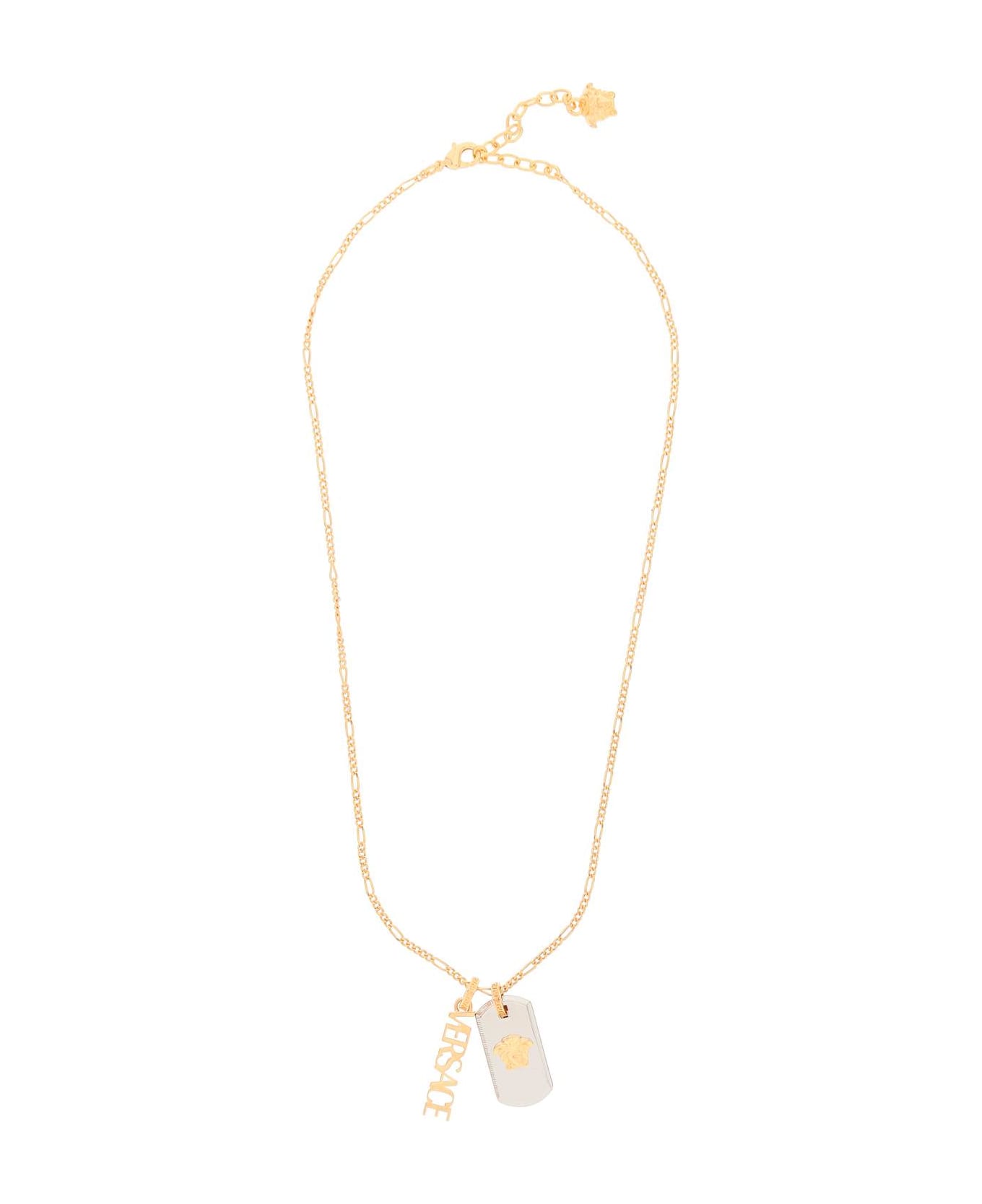 Versace Necklace With Charms - Versace Gold Palladium