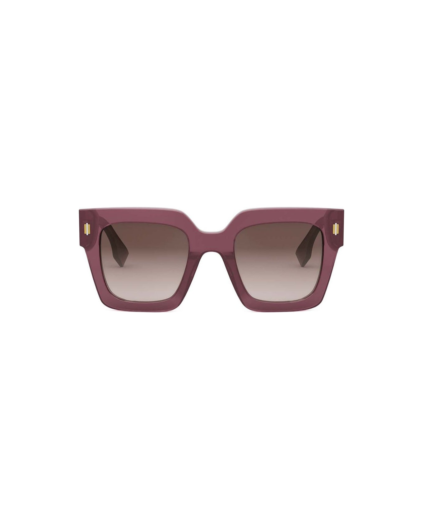 Fendi Eyewear Sunglasses - Viola/Marrone sfumato