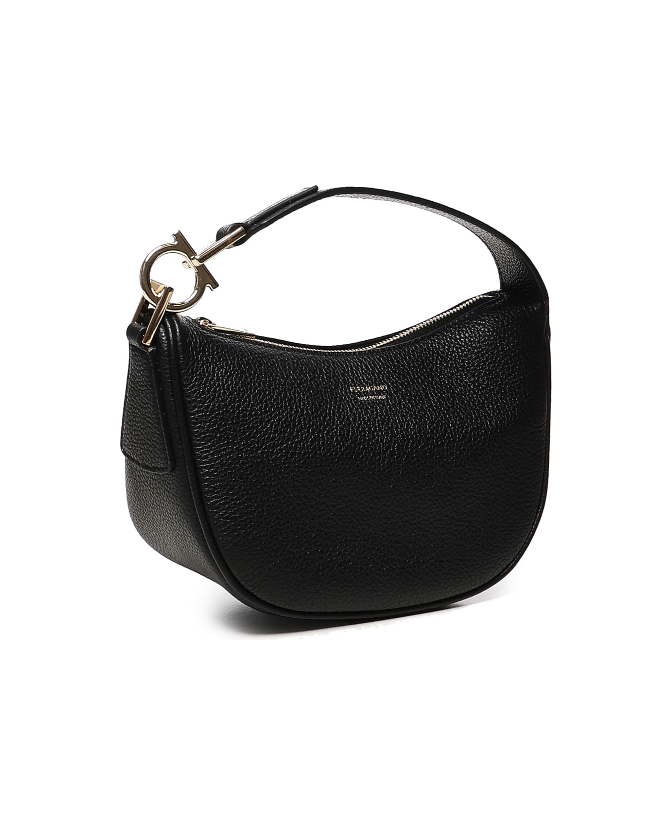 Ferragamo North-south Mini Hobo Bag - Black