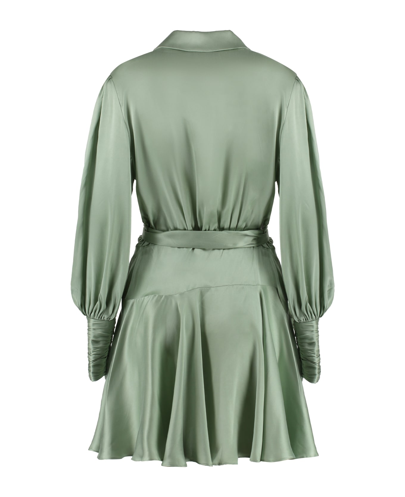 Zimmermann Silk Mini Dress - Verde
