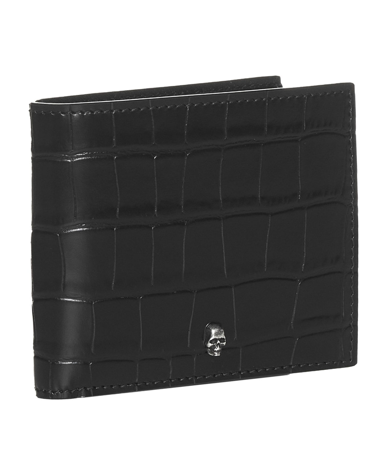 Alexander McQueen Leather Wallet - black 財布