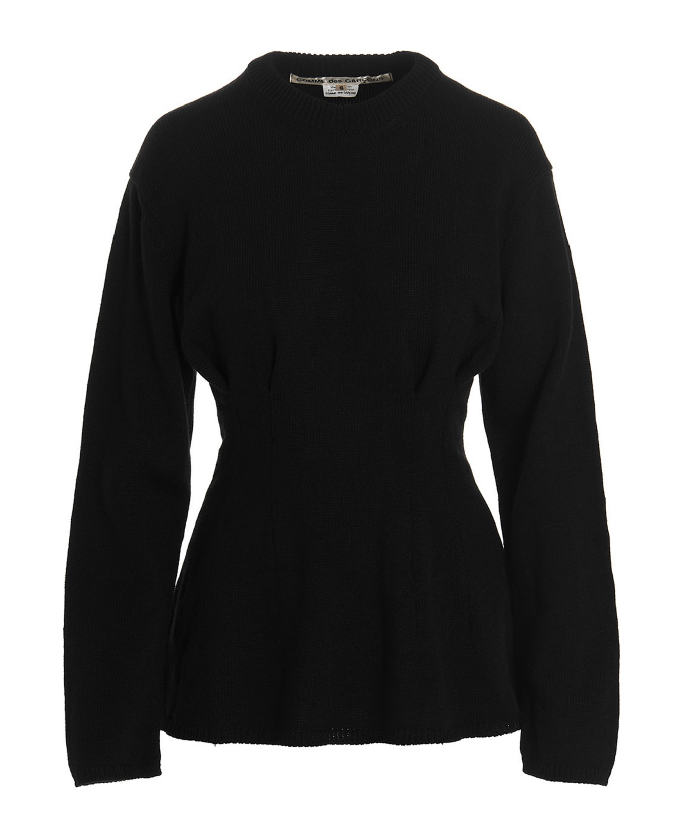 Comme des Garçons Pleated Sweater - Black  
