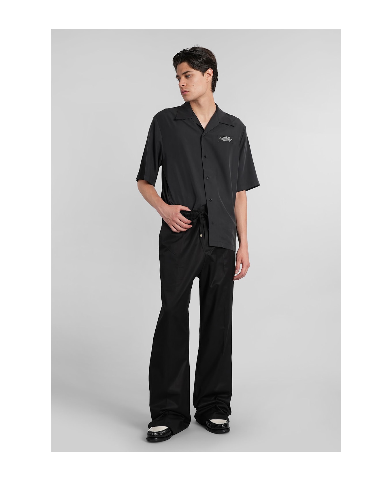 AMIRI Shirt In Black Modal - black