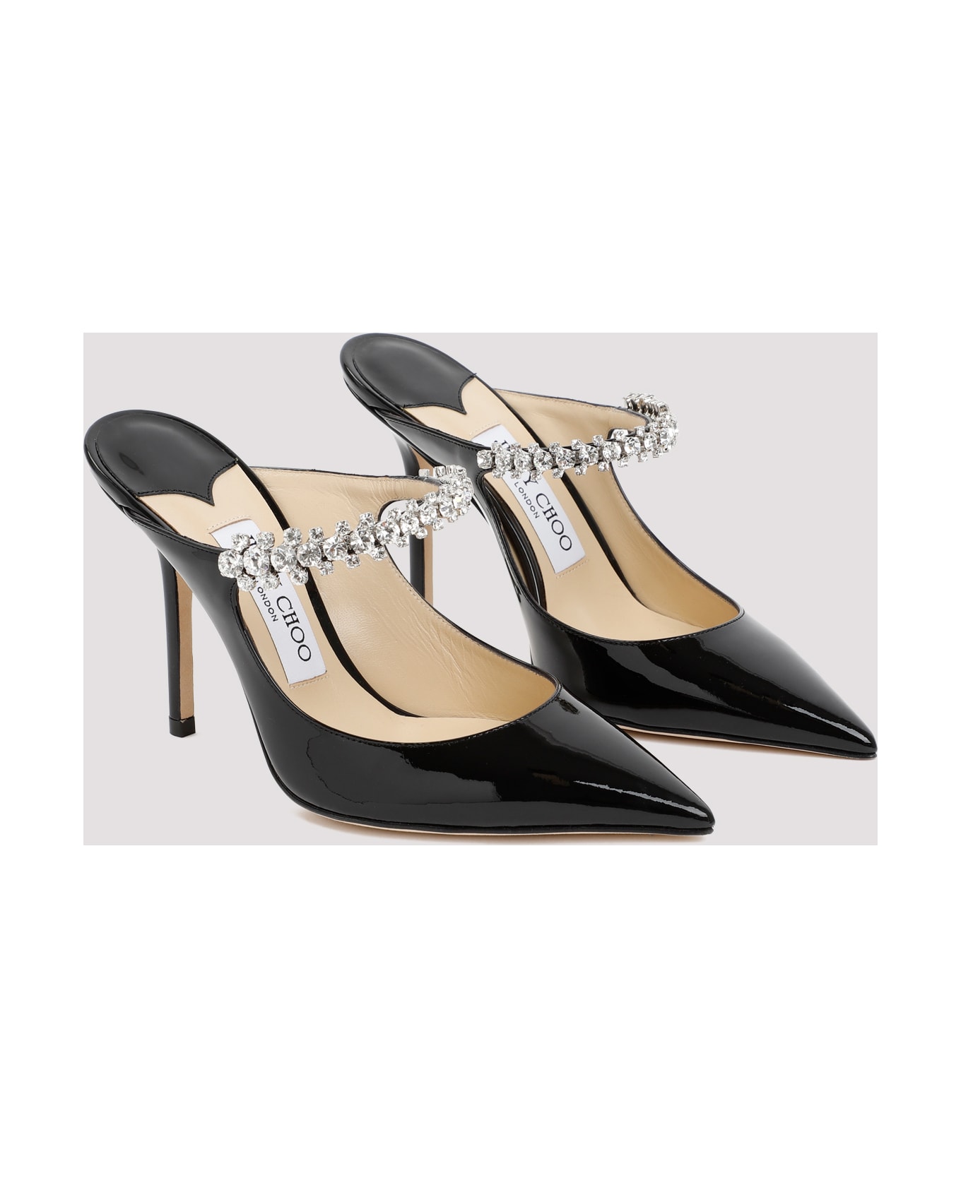 Jimmy Choo Bing 100 Sandals - Black