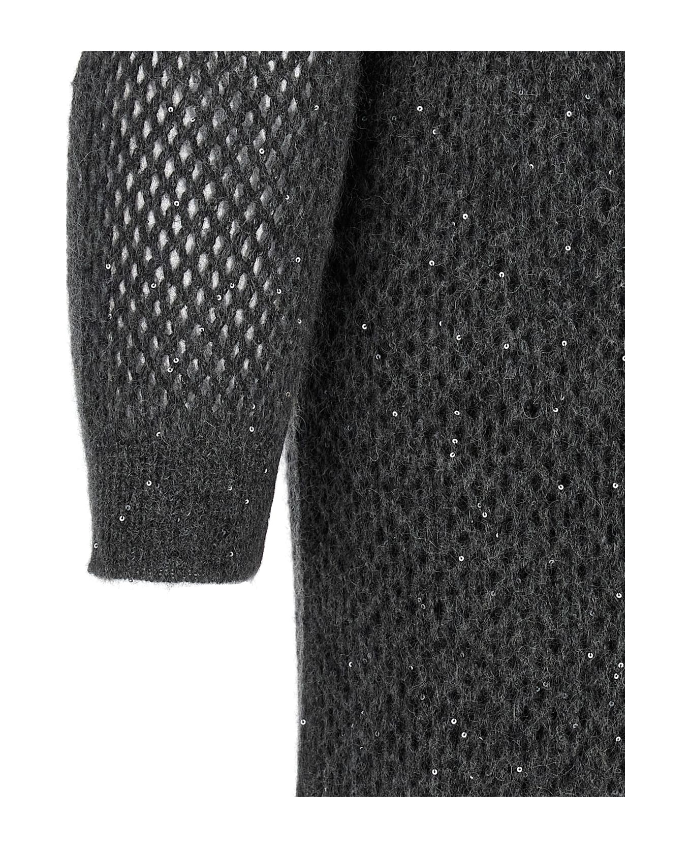 Brunello Cucinelli Dazzling Dress - Gray