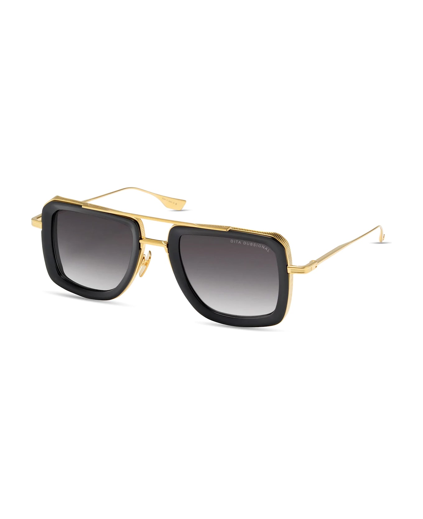 Dita Dubsignal - Yellow Gold / Black Sunglasses - gold/black